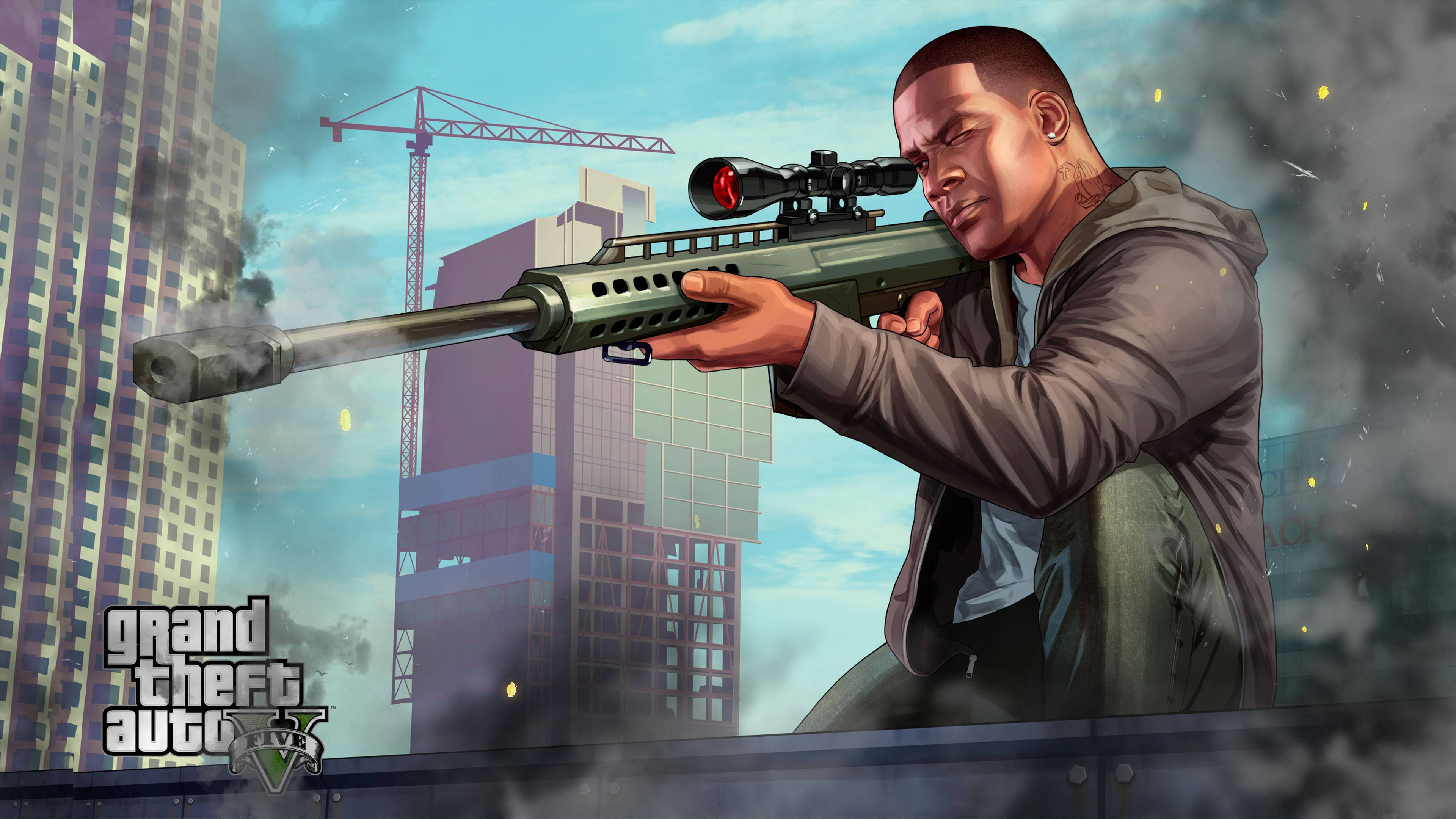 1080p GTA 5 فرینکلن کلنٹن وال پیپر