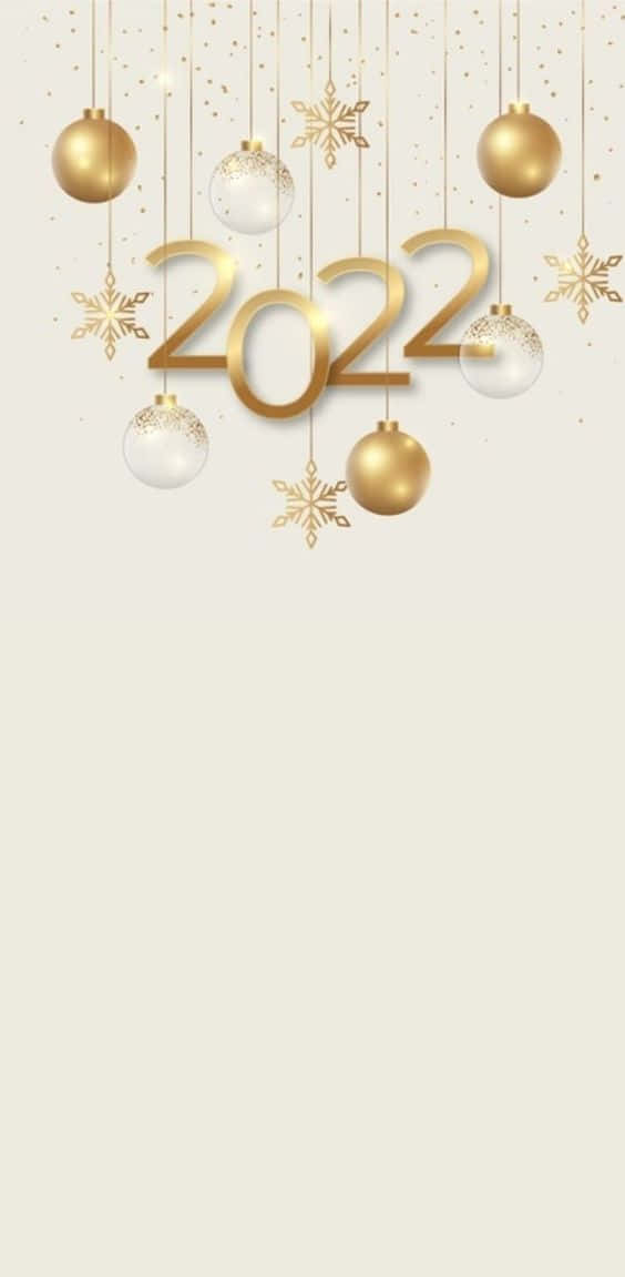 لٹکتے گولے نیا سال 2022 وال پیپر