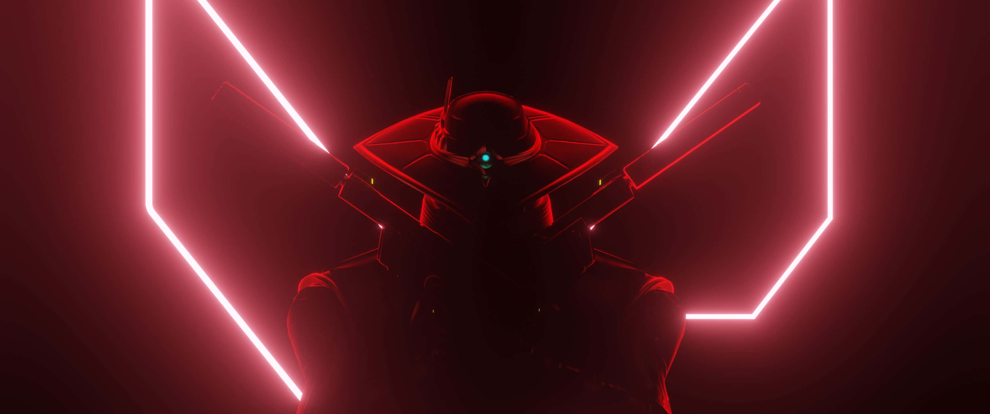 3440x1440p والورنٹ سائفر سرخ پس منظر وال پیپر