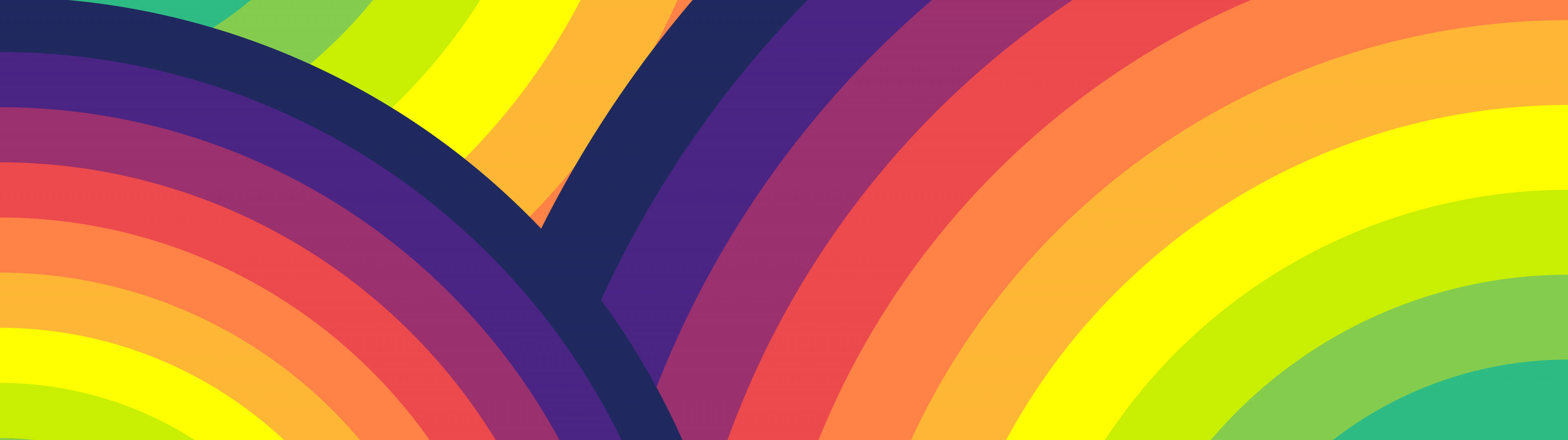 3840x1080 4K قوس قزح وال پیپر
