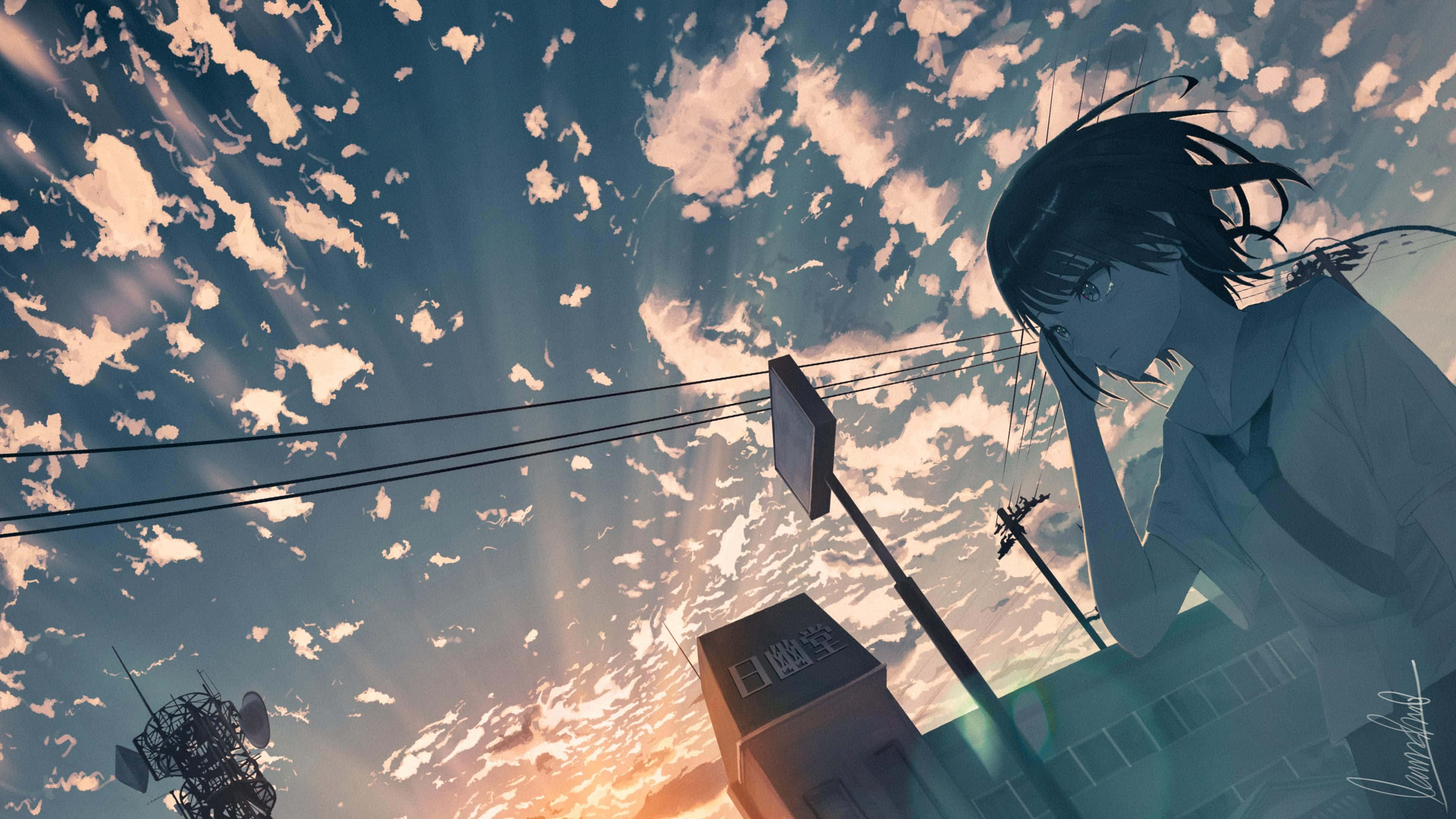 خوبصورت 4K Anime میں کھو جائیں وال پیپر
