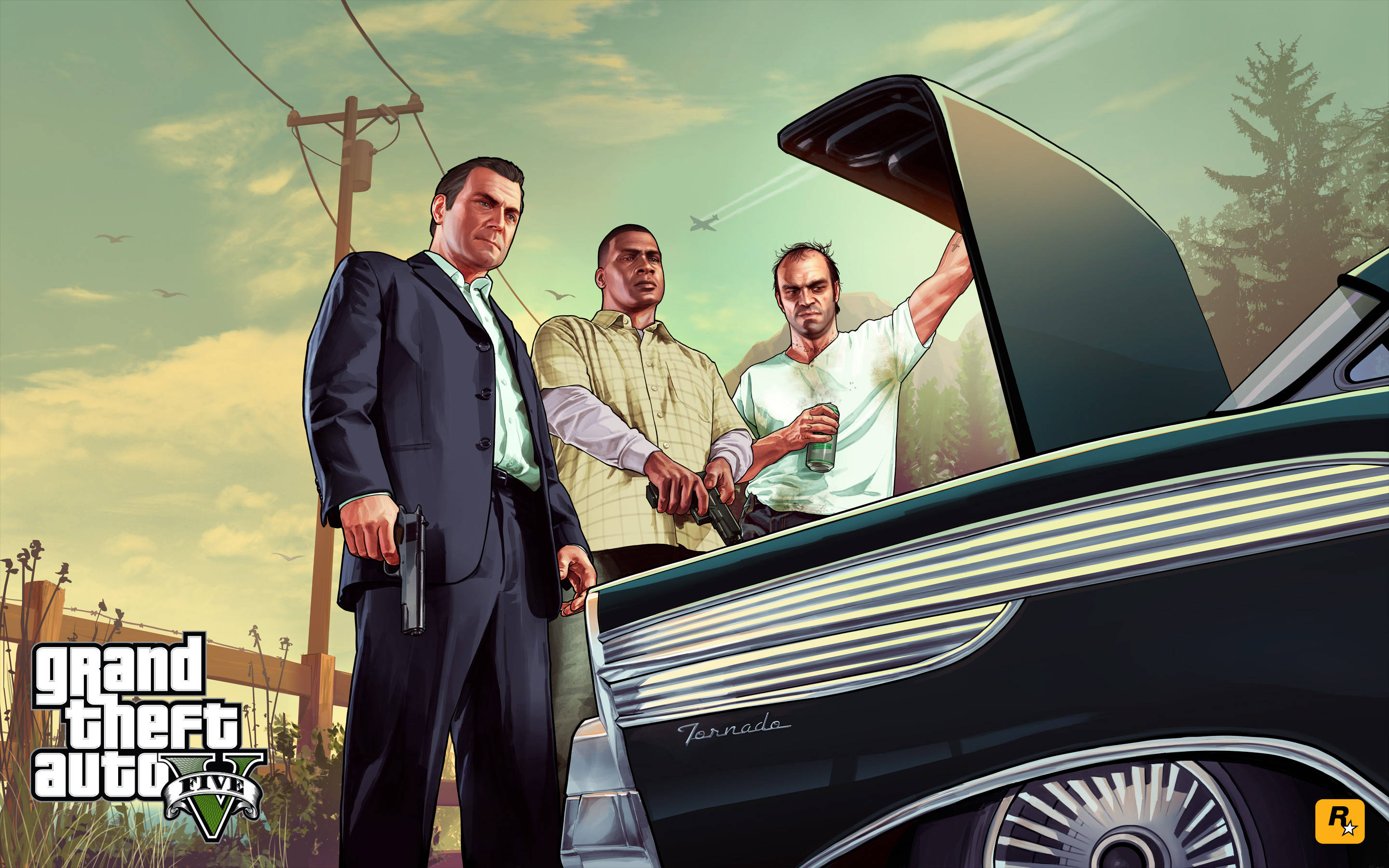 4K GTA 5 کردار ہڈ چیک کر رہے ہیں وال پیپر