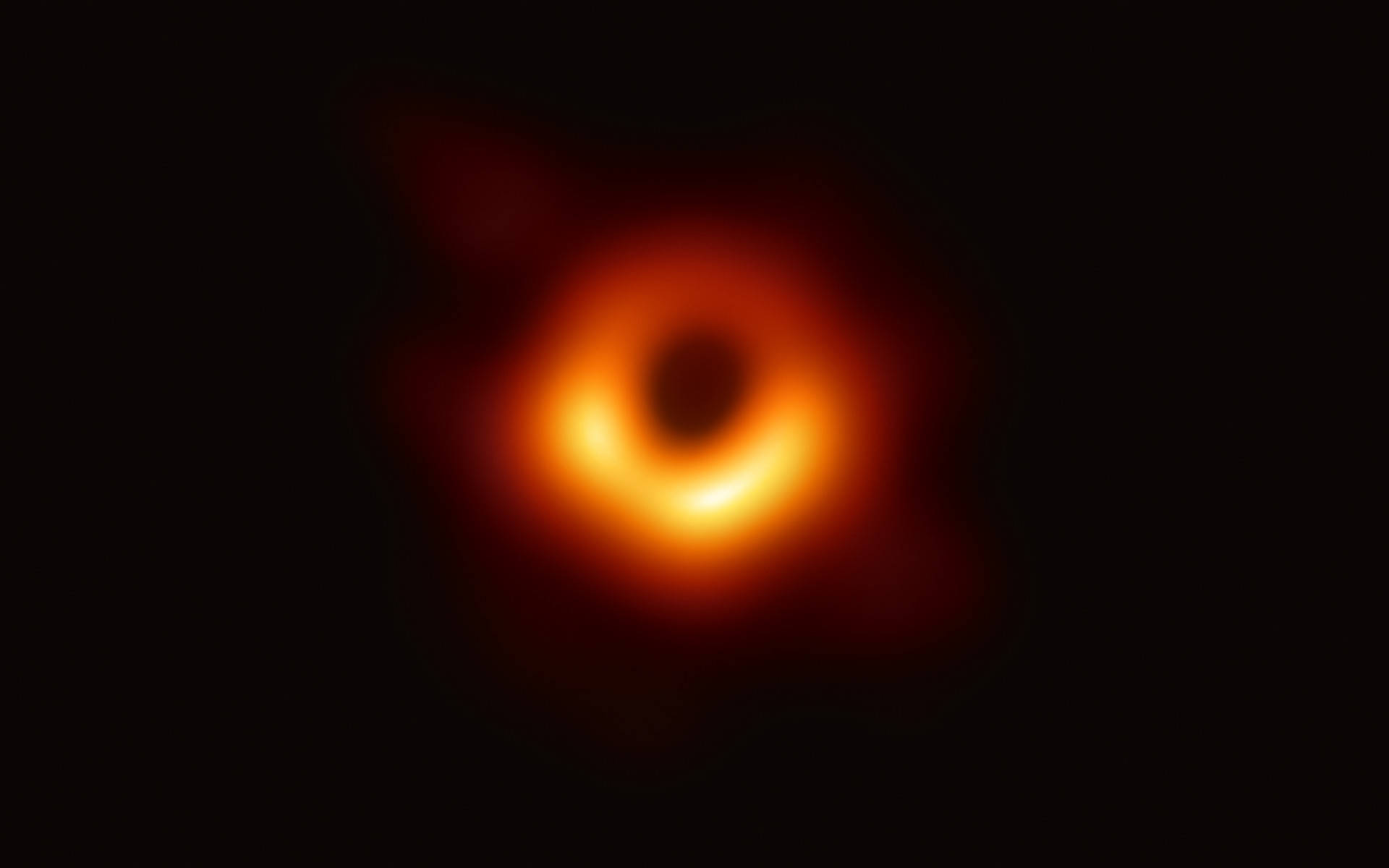 4K بلیک ہول M87 وال پیپر