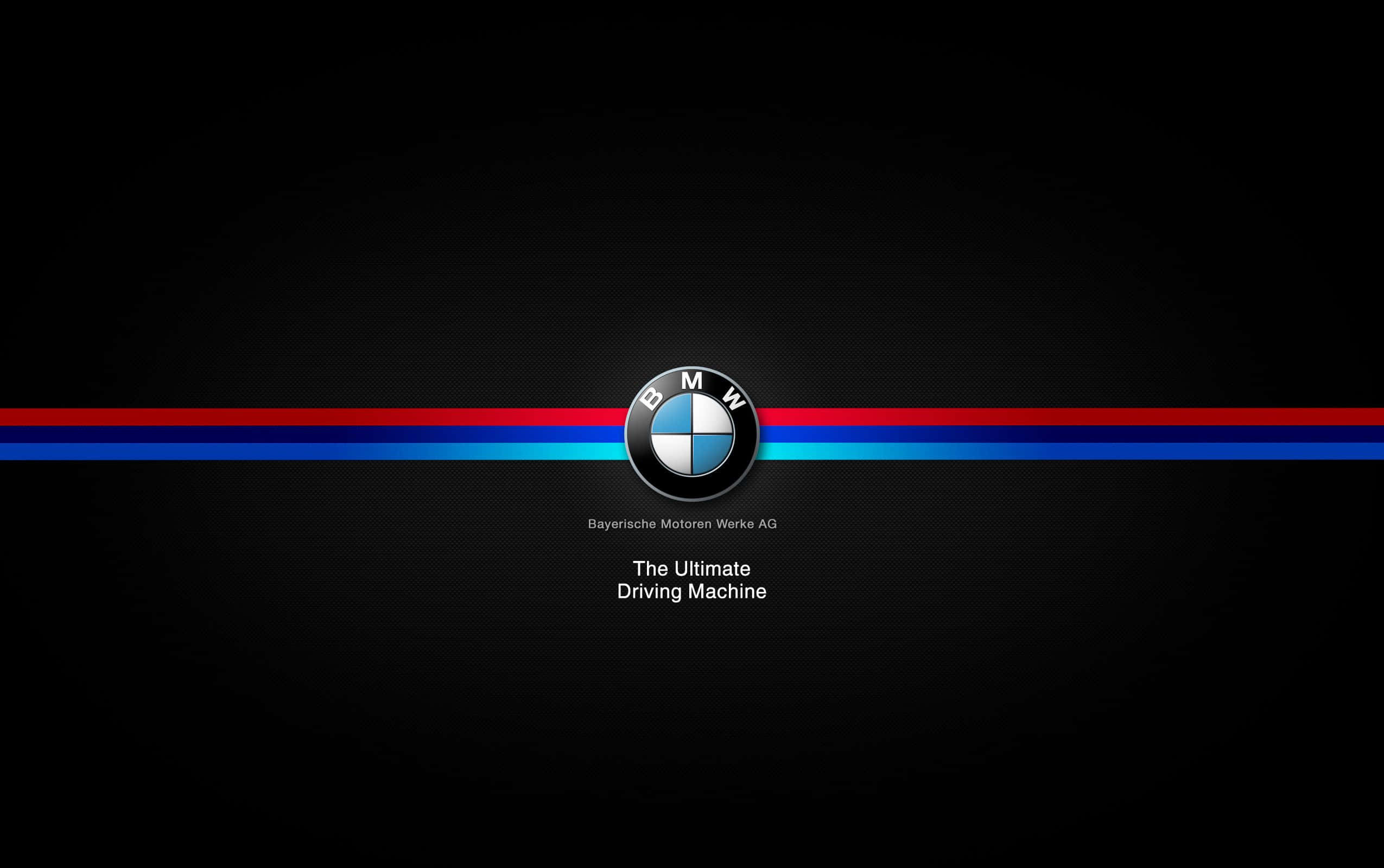 720p M Series پس منظر BMW لوگو الٹیمیٹ ڈرائیونگ مشین وال پیپر