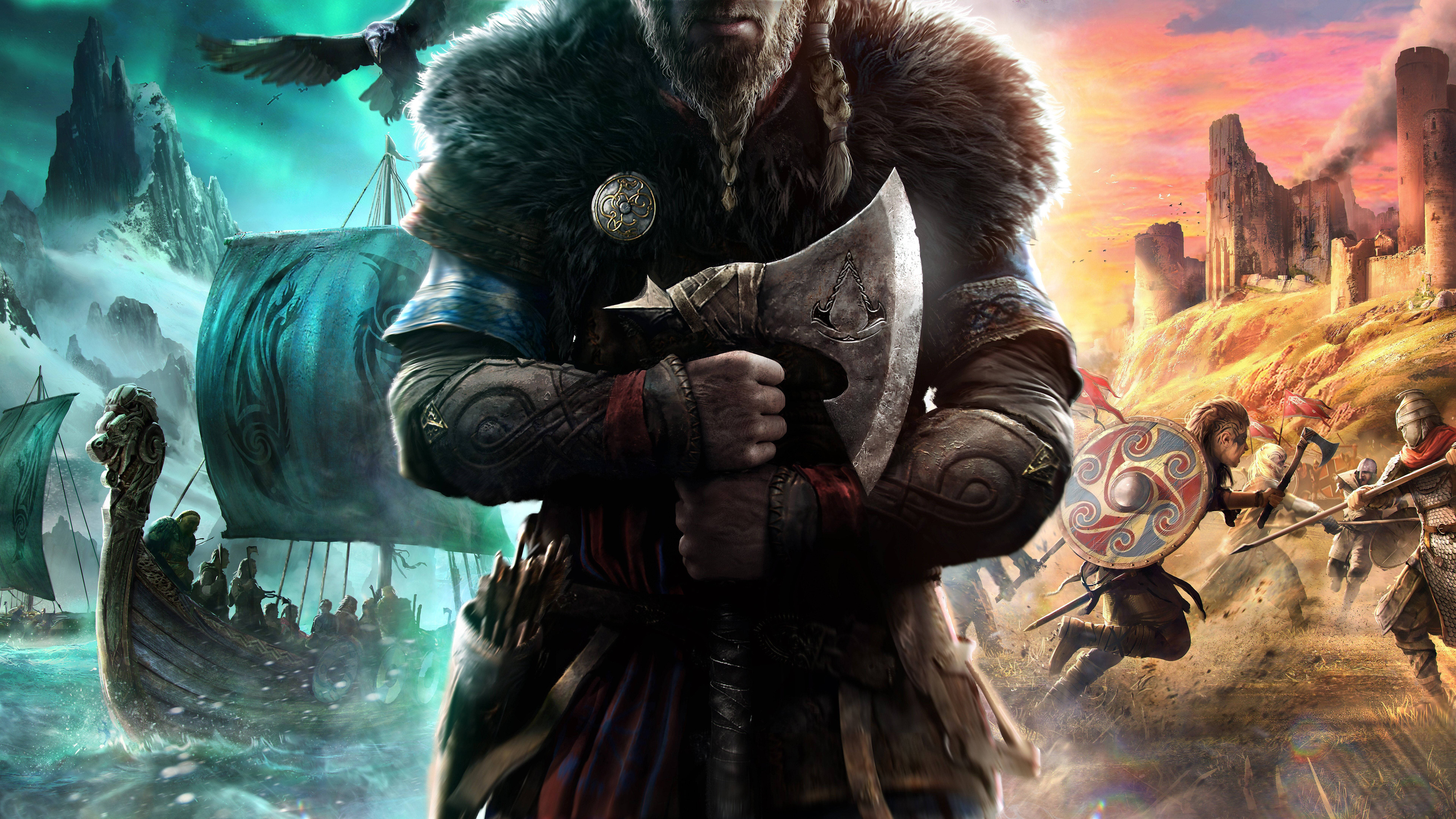8K گیمنگ Assassin’s Creed: Valhalla وال پیپر