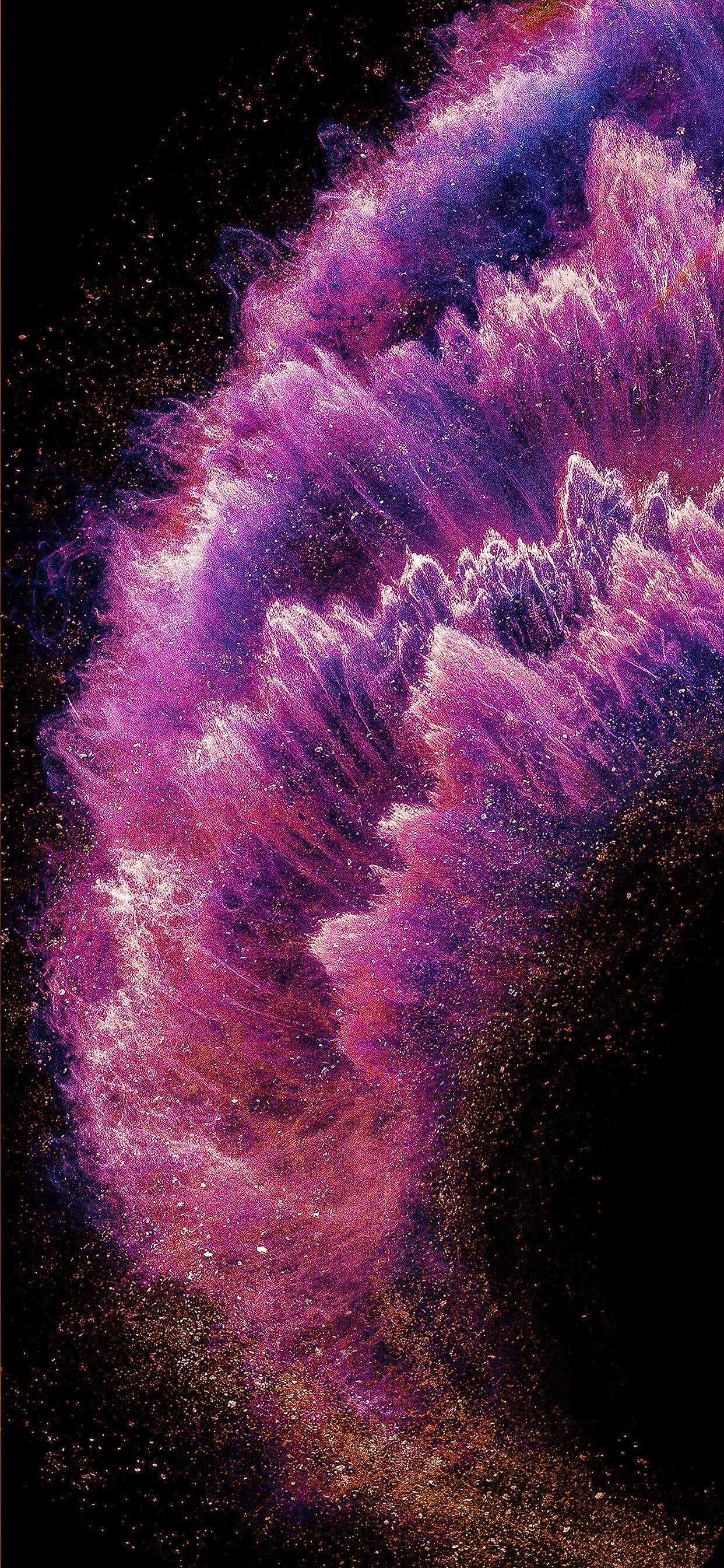 سیاہ AMOLED رنگین وال پیپر