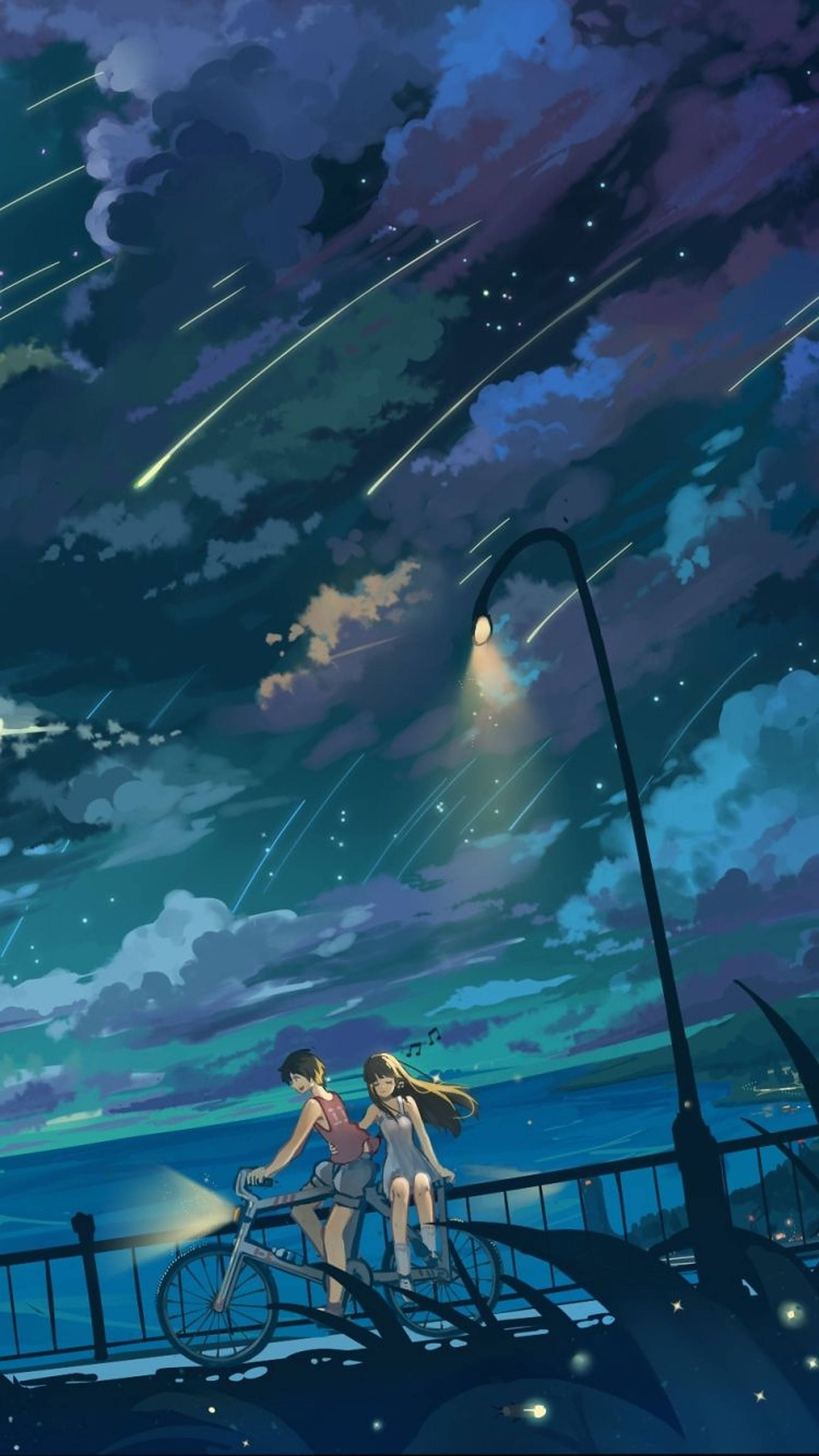 شہاب ثاقب anime آئی فون وال پیپر