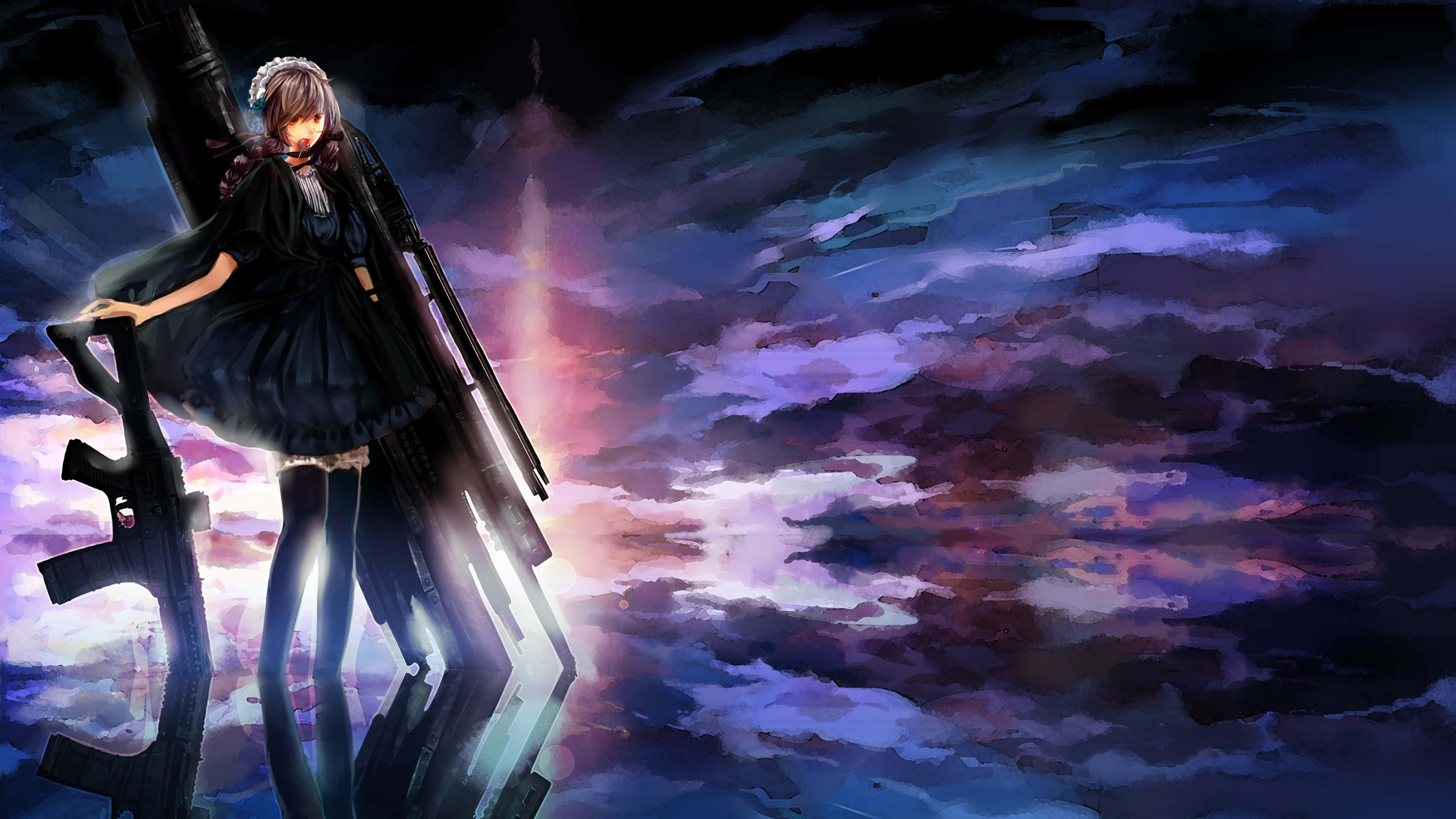 " anime کی 4K ریزولوشن کے ساتھ حدود توڑیں" وال پیپر