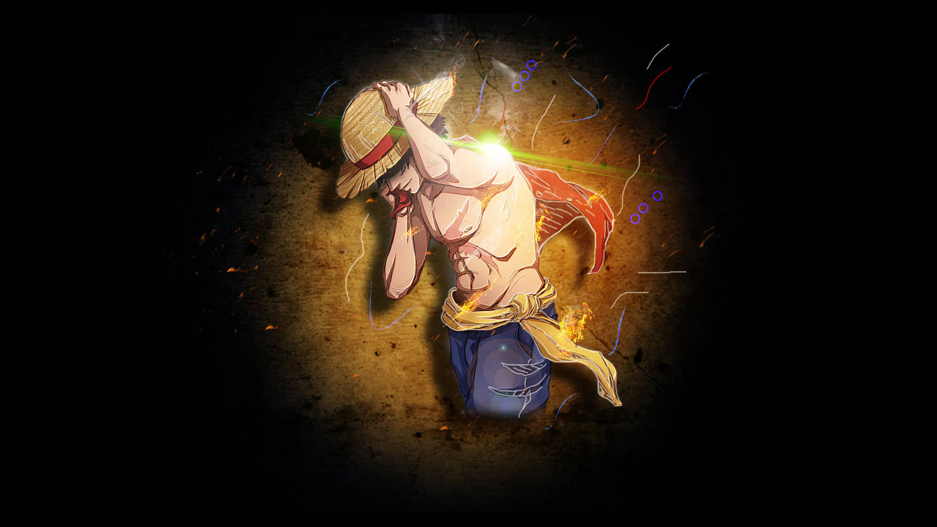 ون پیس anime کا لوفی وال پیپر