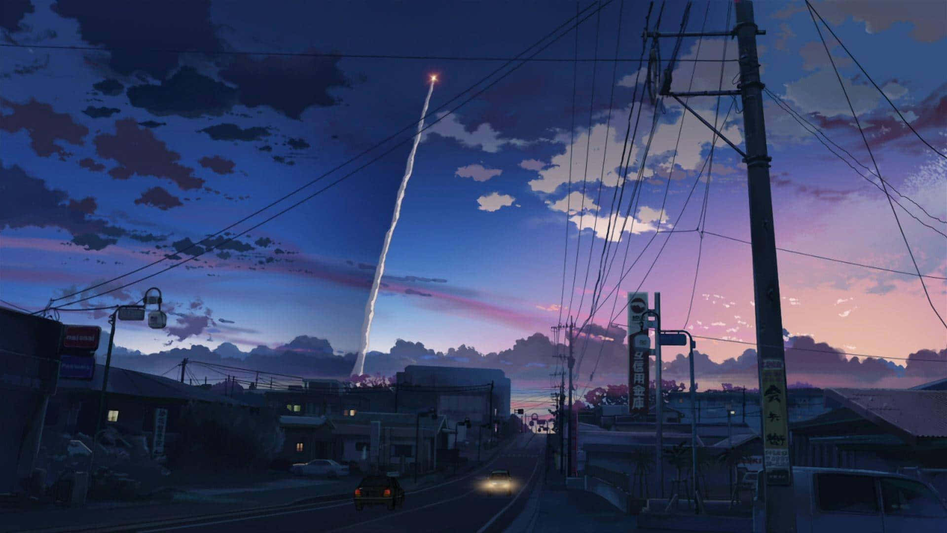 خوبصورت anime کے مناظر کی سکون سے لطف اندوز ہوں۔ وال پیپر