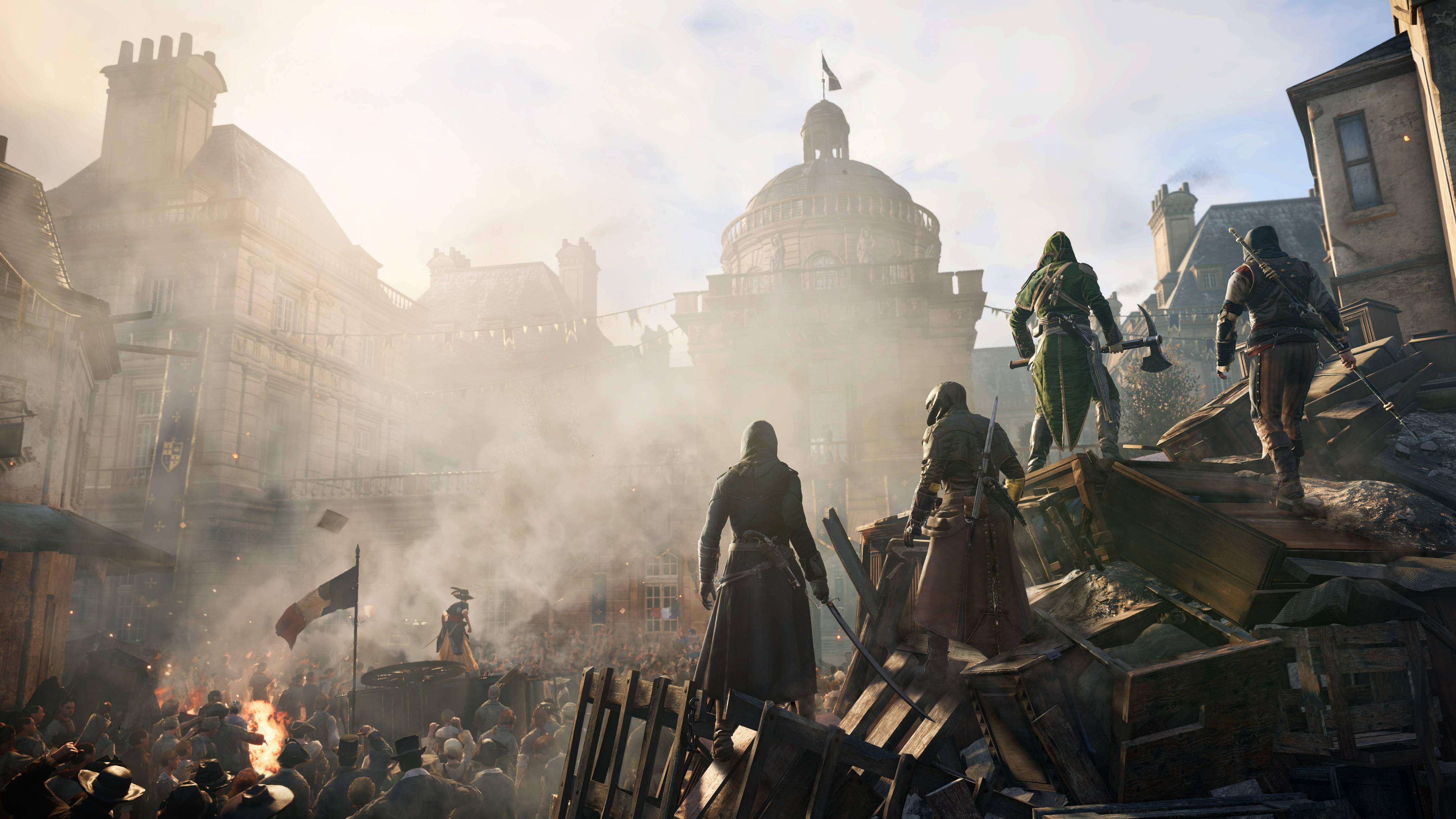 Assassin's Creed Unity Revolution 4K گیمنگ وال پیپر