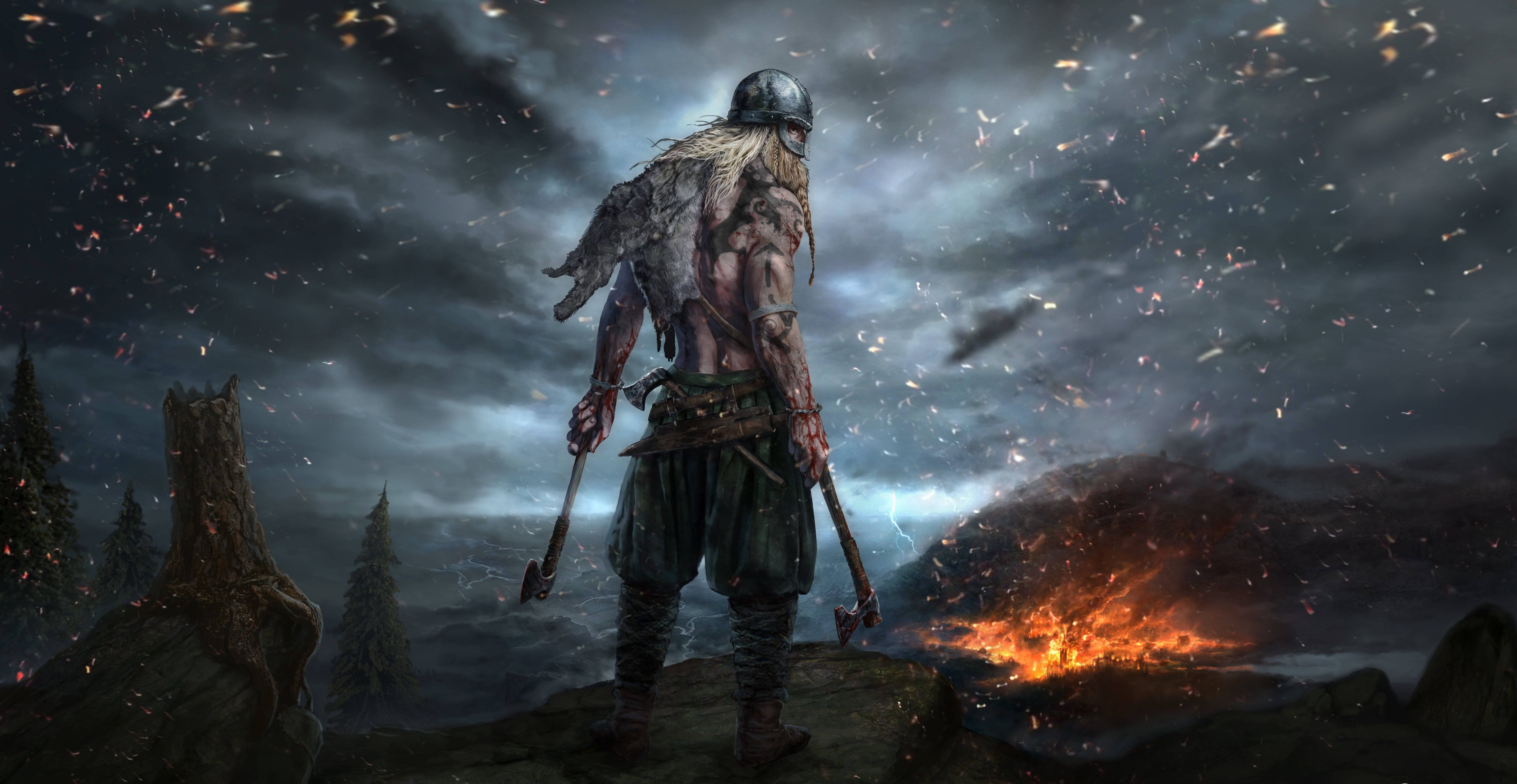 Assassin’s Creed: Valhalla 8K گیمنگ وال پیپر