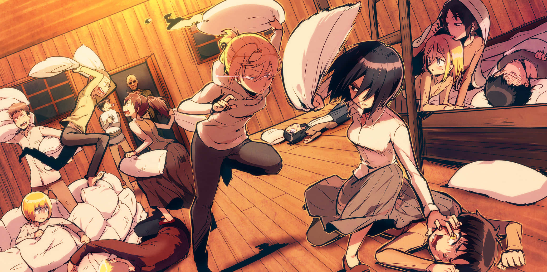 Attack On Titan میں انسانیت بمقابلہ ٹائٹنز وال پیپر