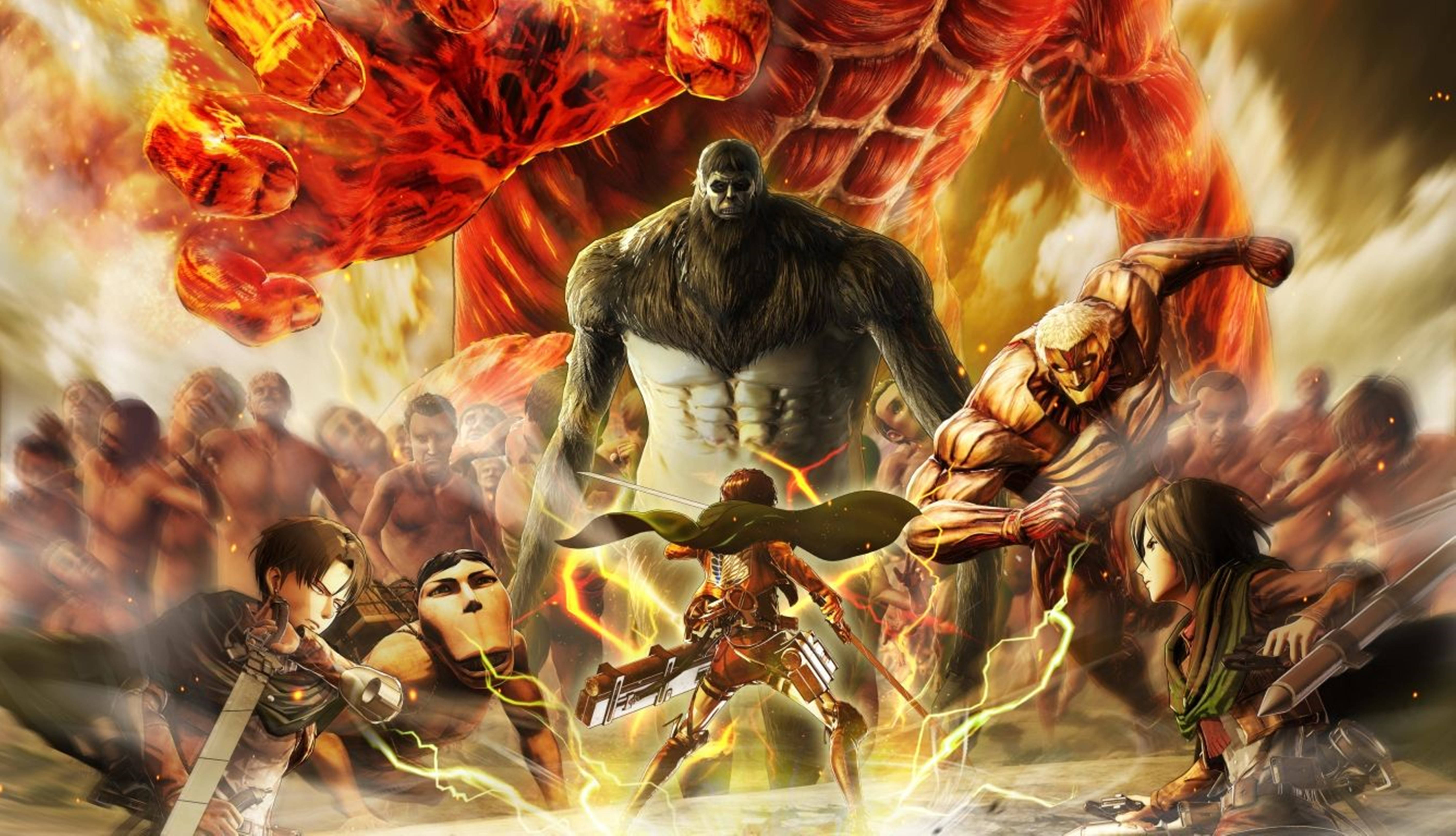 Attack On Titans 4K انسان خور ٹائٹنز وال پیپر