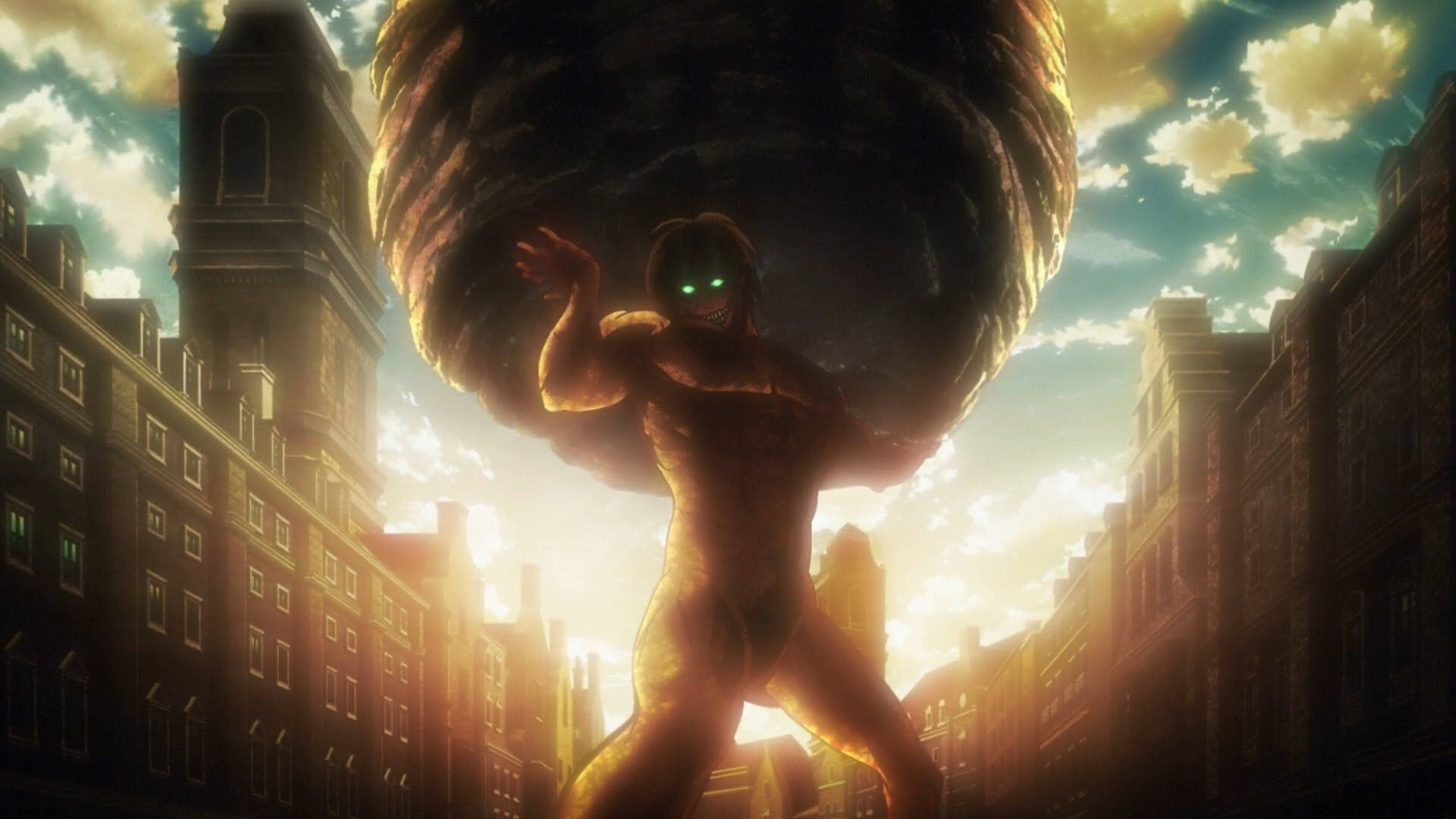 Attack On Titans 4K راک بولڈر وال پیپر