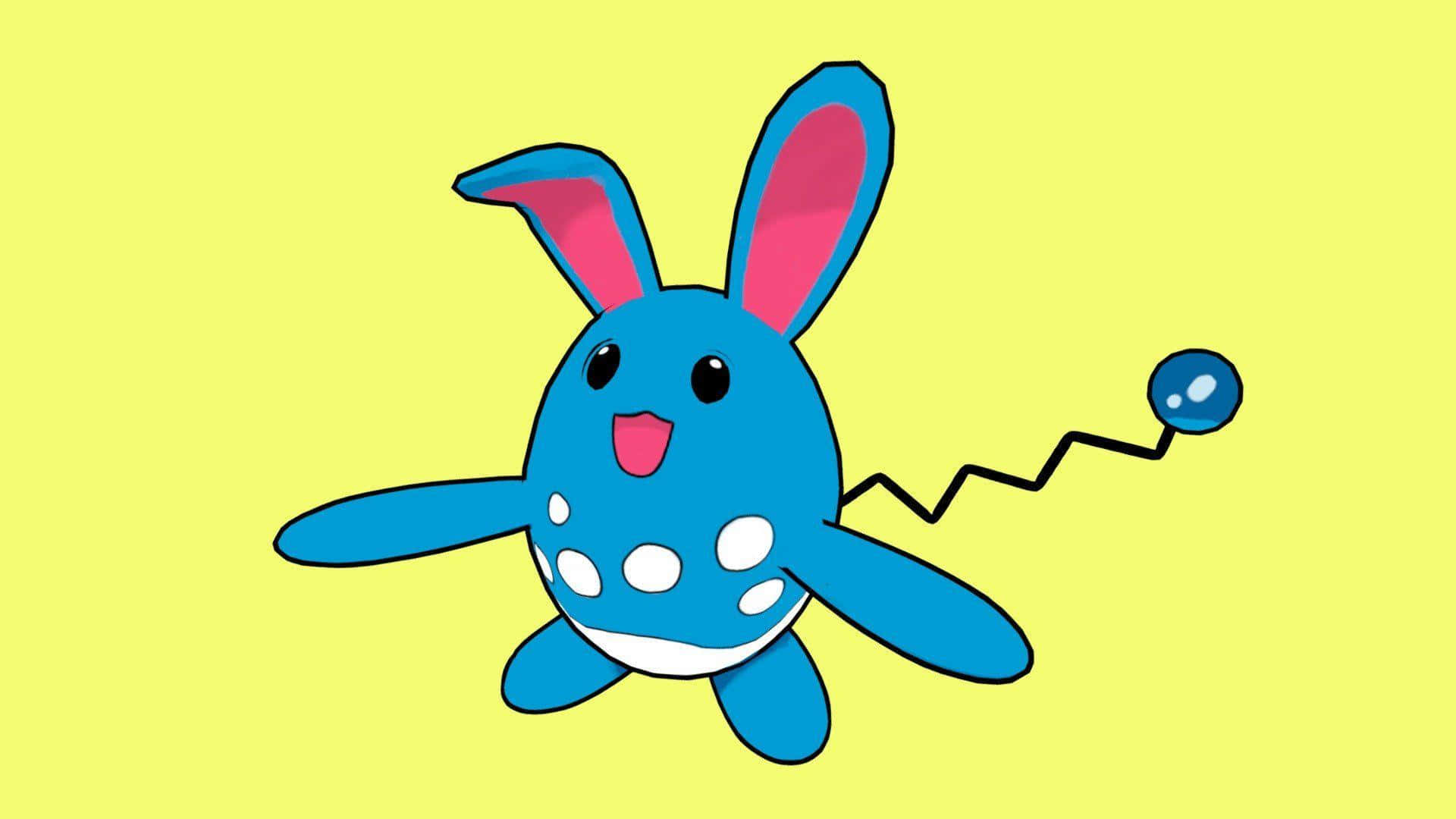 Azumarill پیلا پس منظر وال پیپر