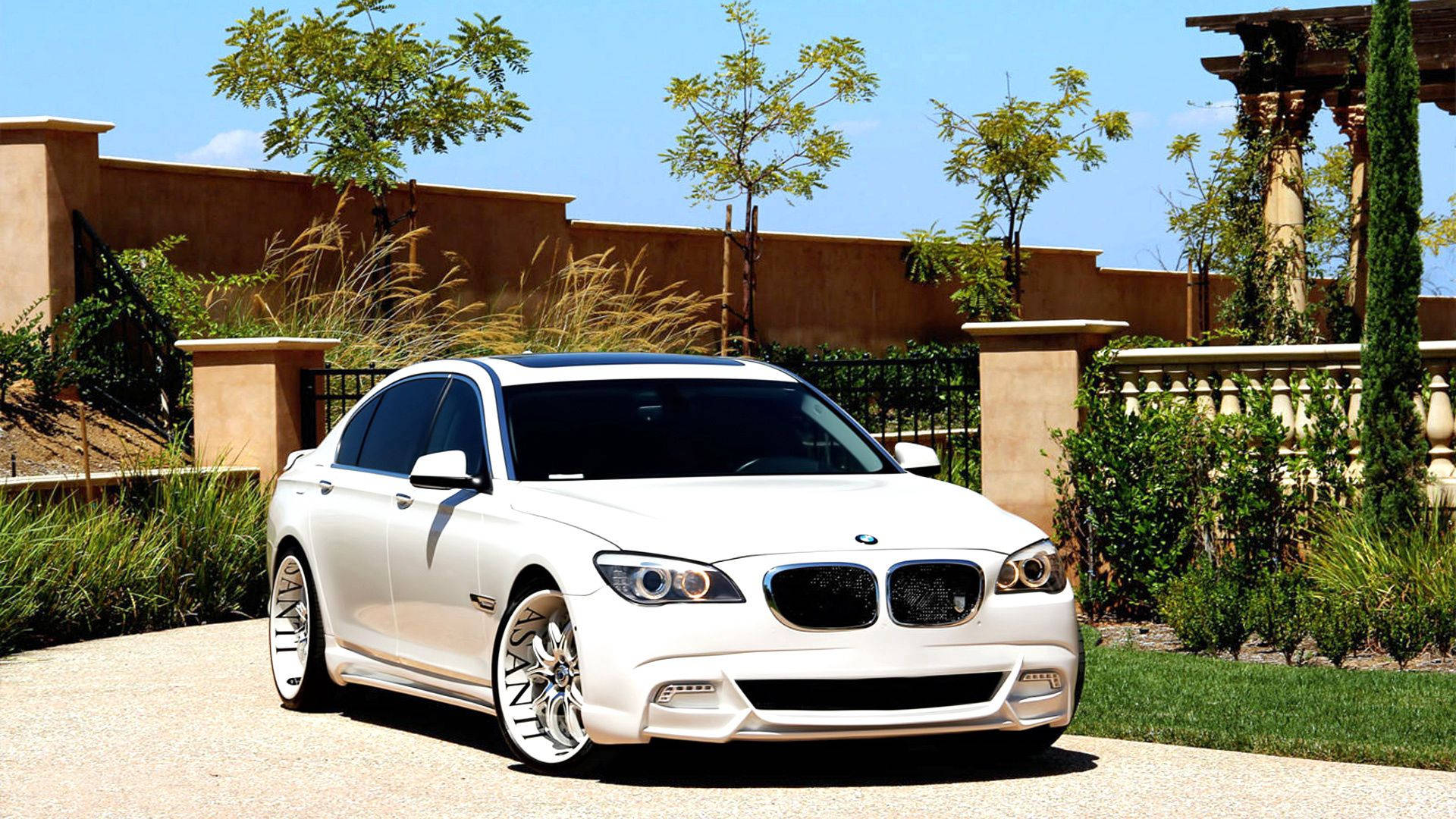 سفید BMW Asanti Tuning وال پیپر