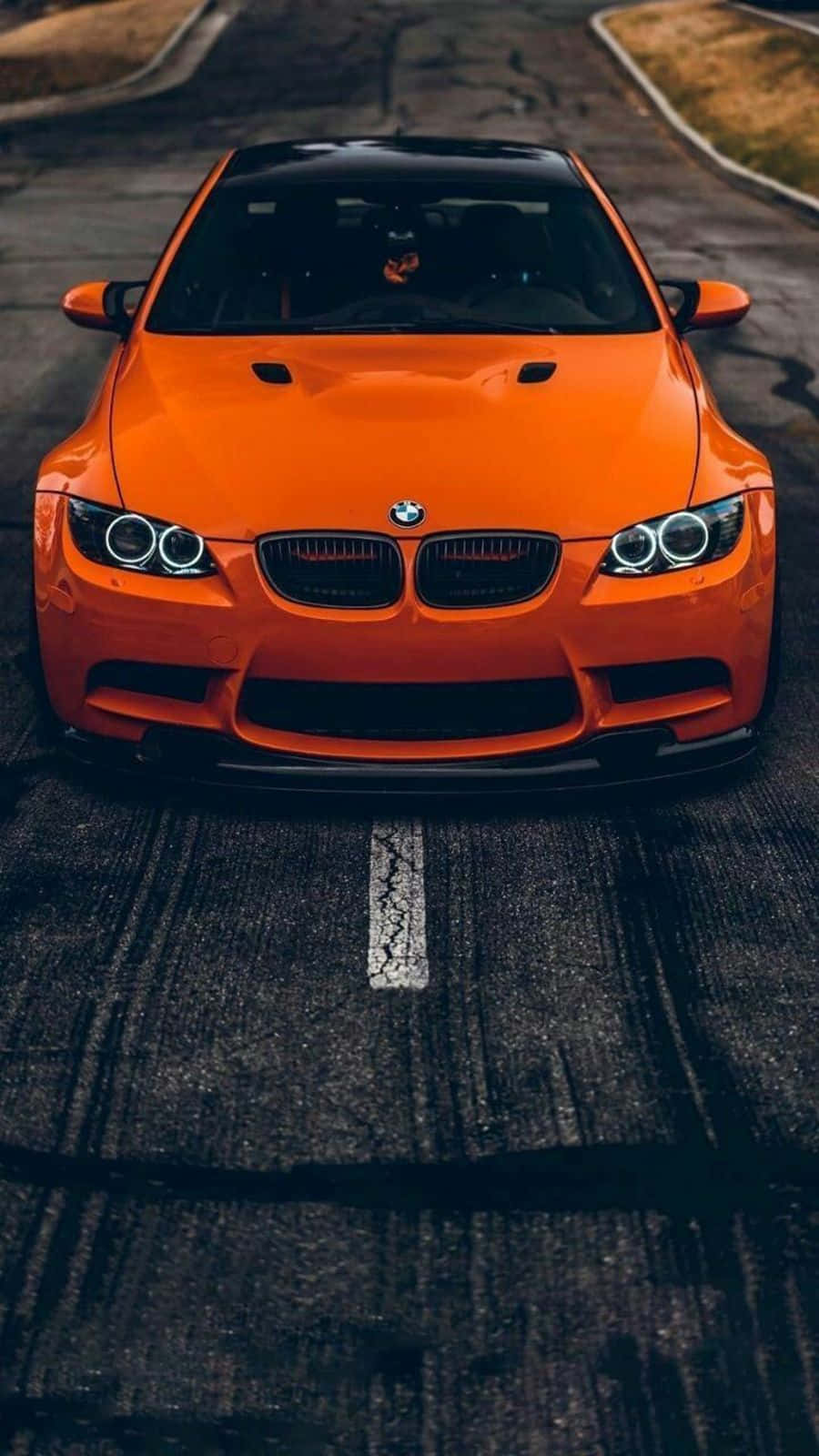 ٹھنڈی اورنج BMW وال پیپر
