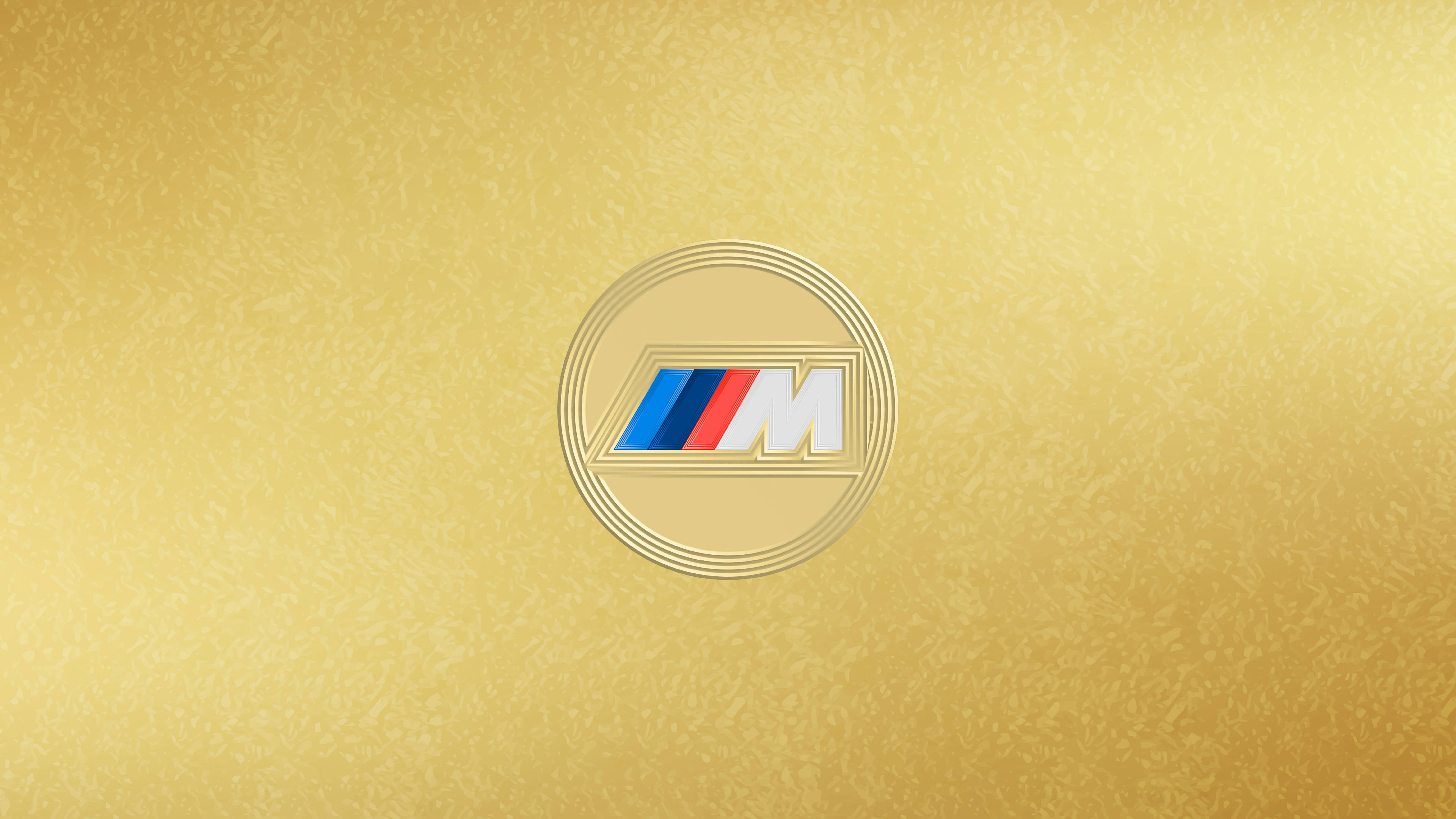 BMW M لوگو گولڈن وال پیپر