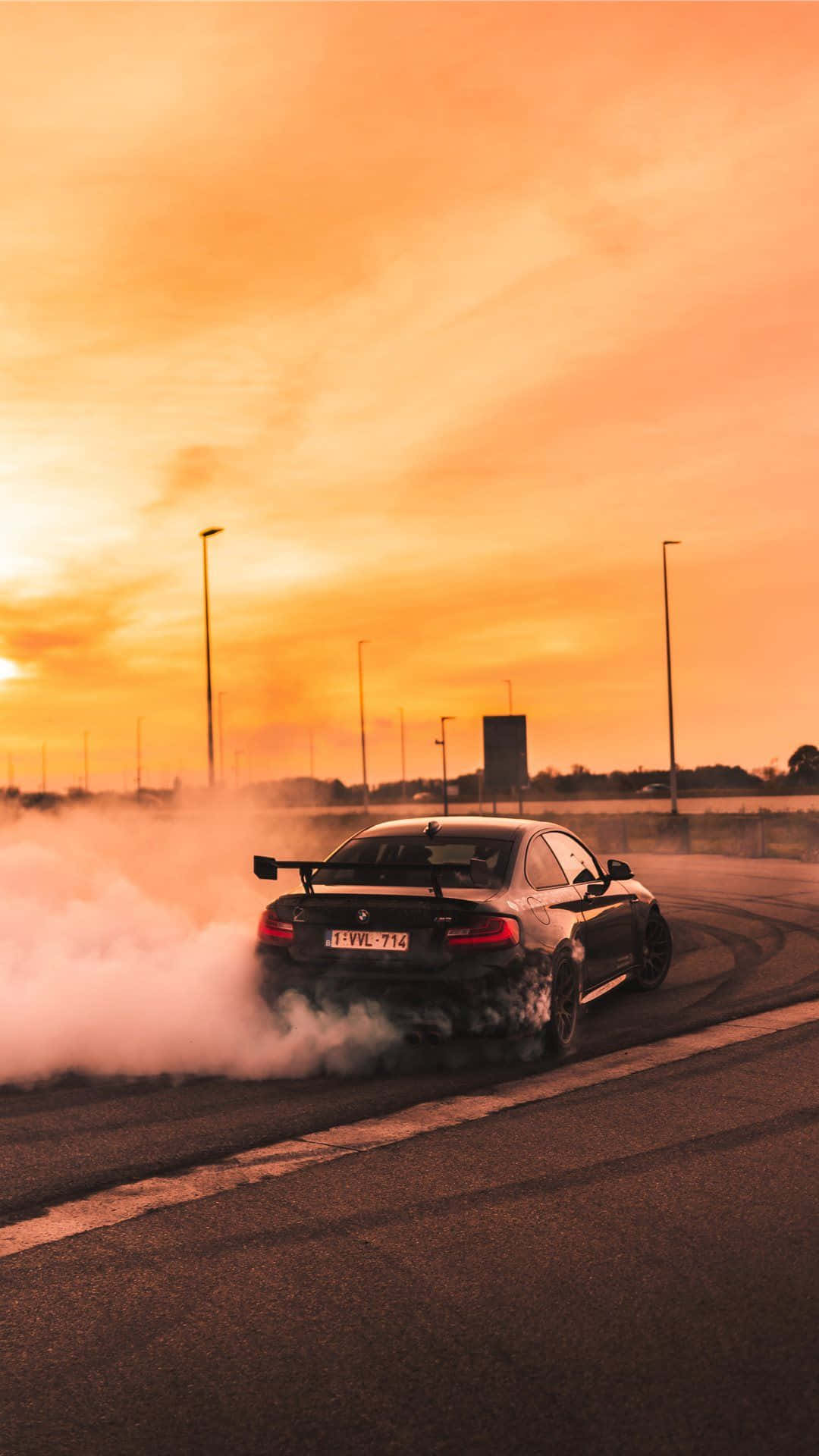 BMW M5 ڈرفٹ کار جمالیاتی کار وال پیپر