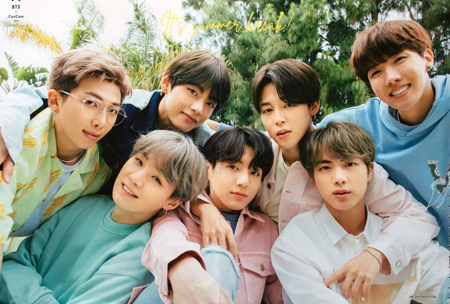 Bts 2021 ڈیسک ٹاپ — Bts گروپ فوٹو GIF وال پیپر