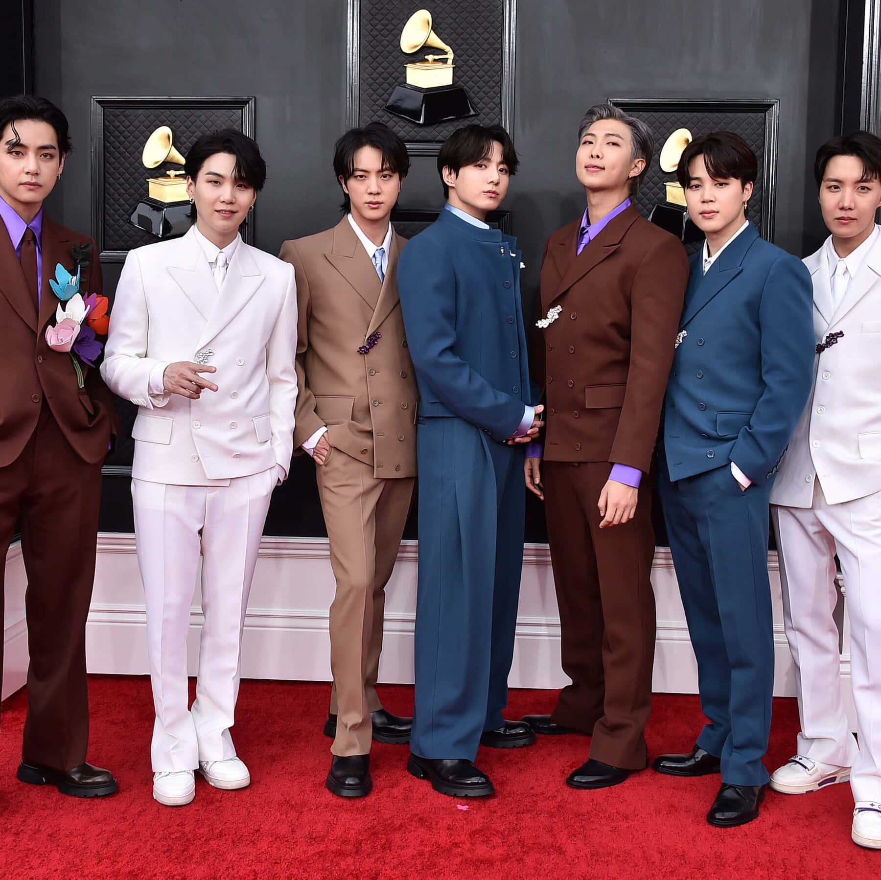 BTS ریڈ کارپٹ تصویر وال پیپر