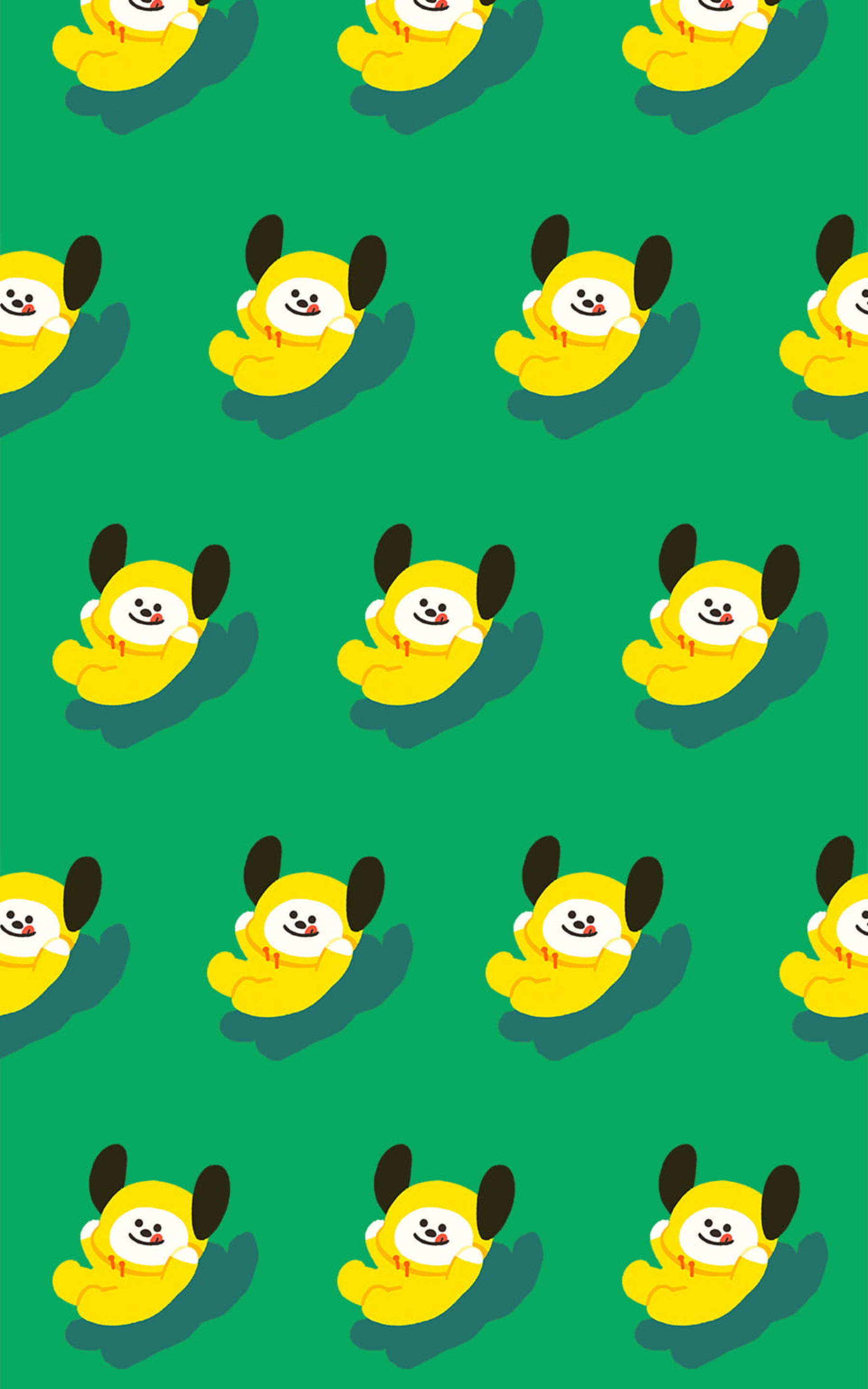 BTS BT21 Chimmy پیٹرن وال پیپر