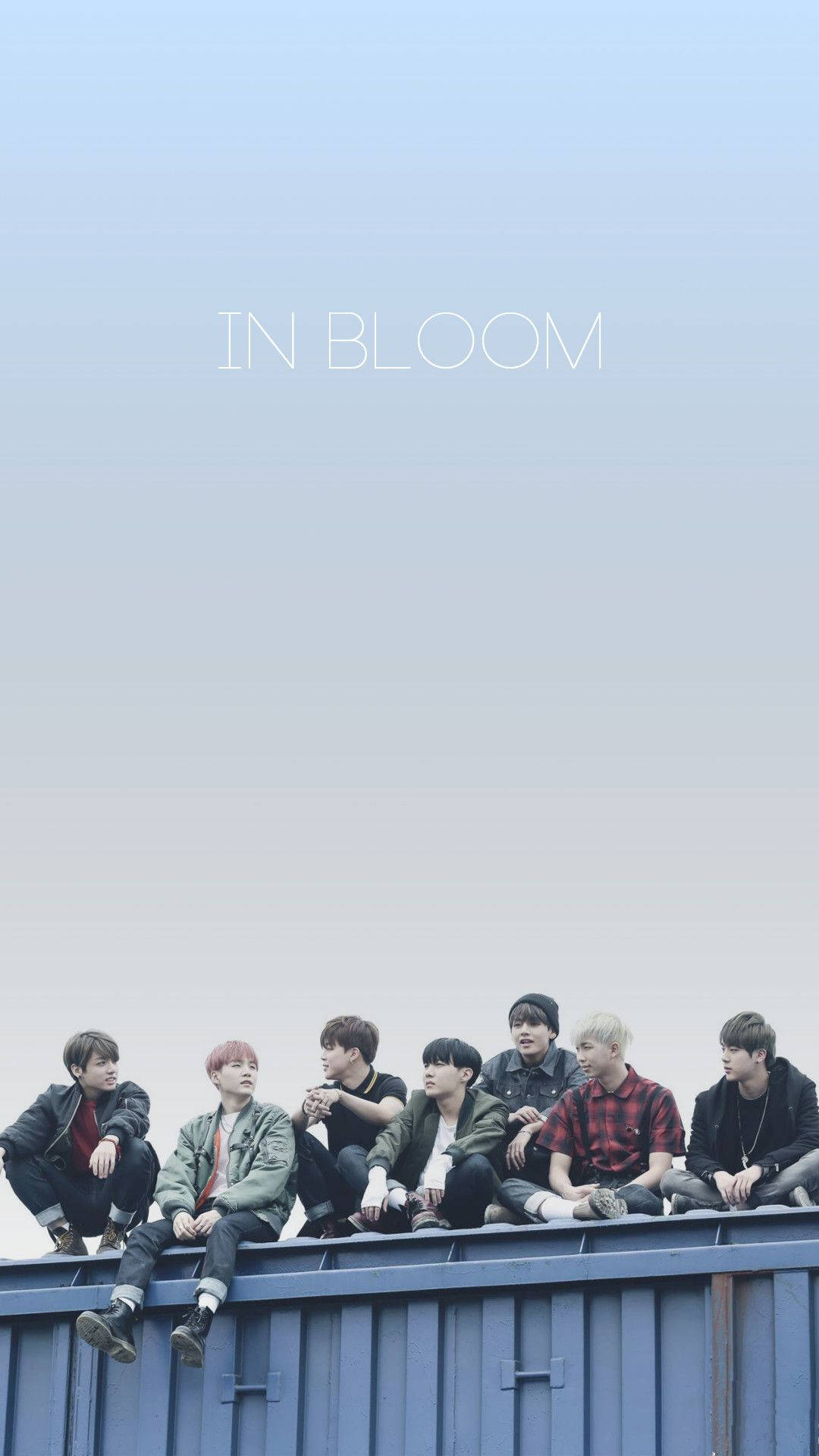 خوبصورت Bts ان بلوم وال پیپر