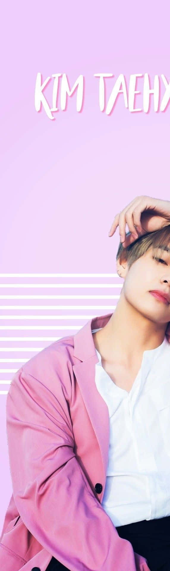 BTS V اسٹیج کو روشن کرتا ہے وال پیپر