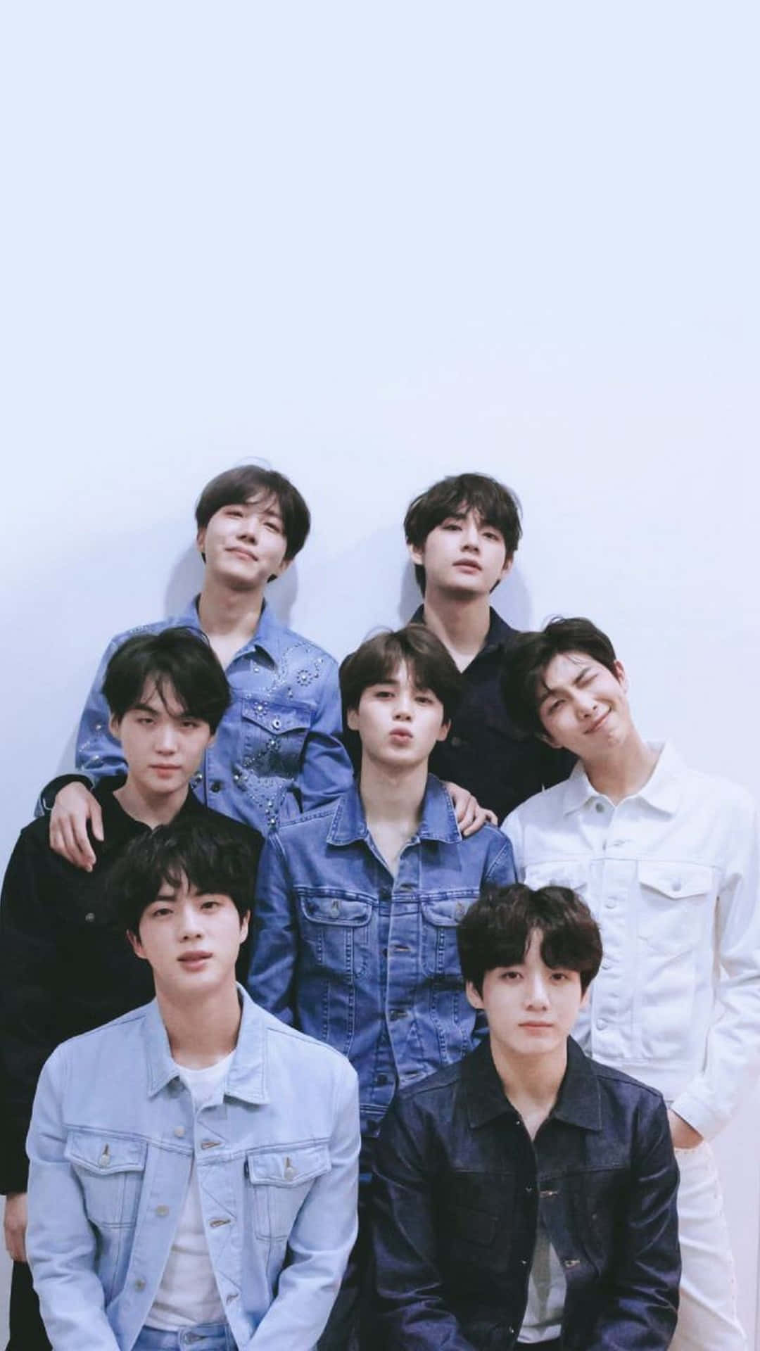 BTS فوٹو شوٹ آئی فون — Bts گروپ فوٹو GIF وال پیپر