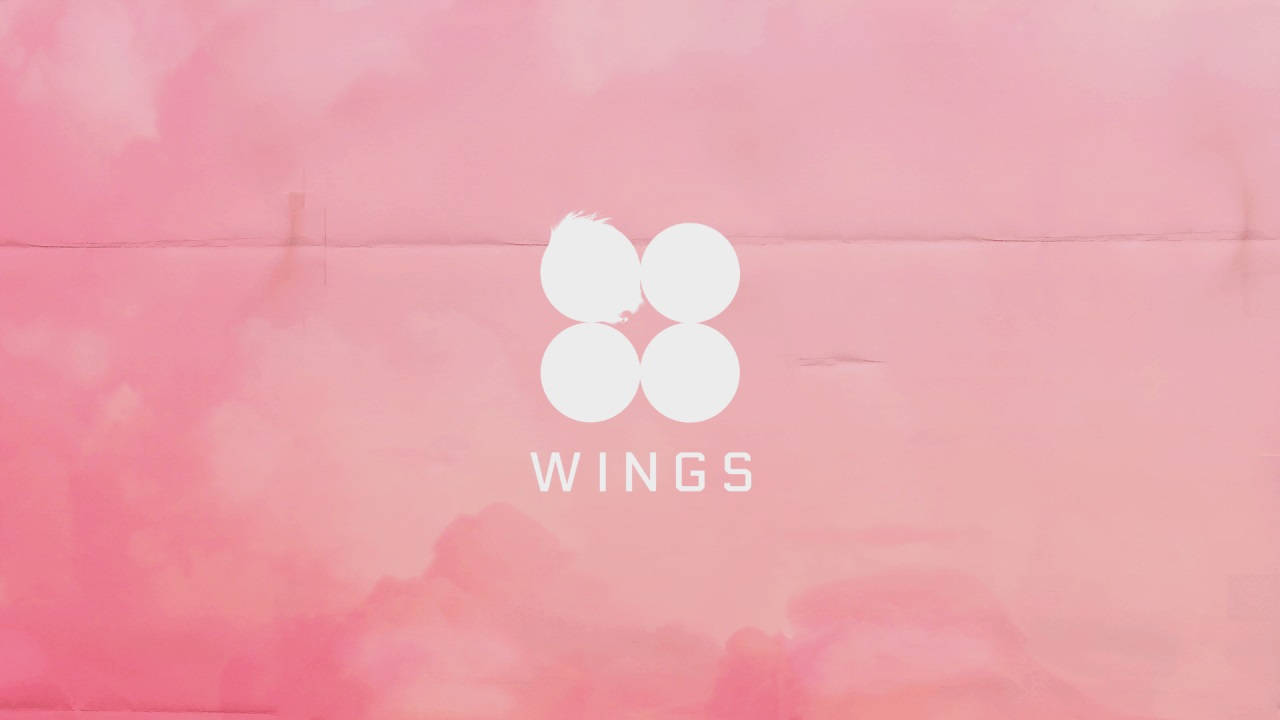 BTS ونگز لوگو لیپ ٹاپ وال پیپر