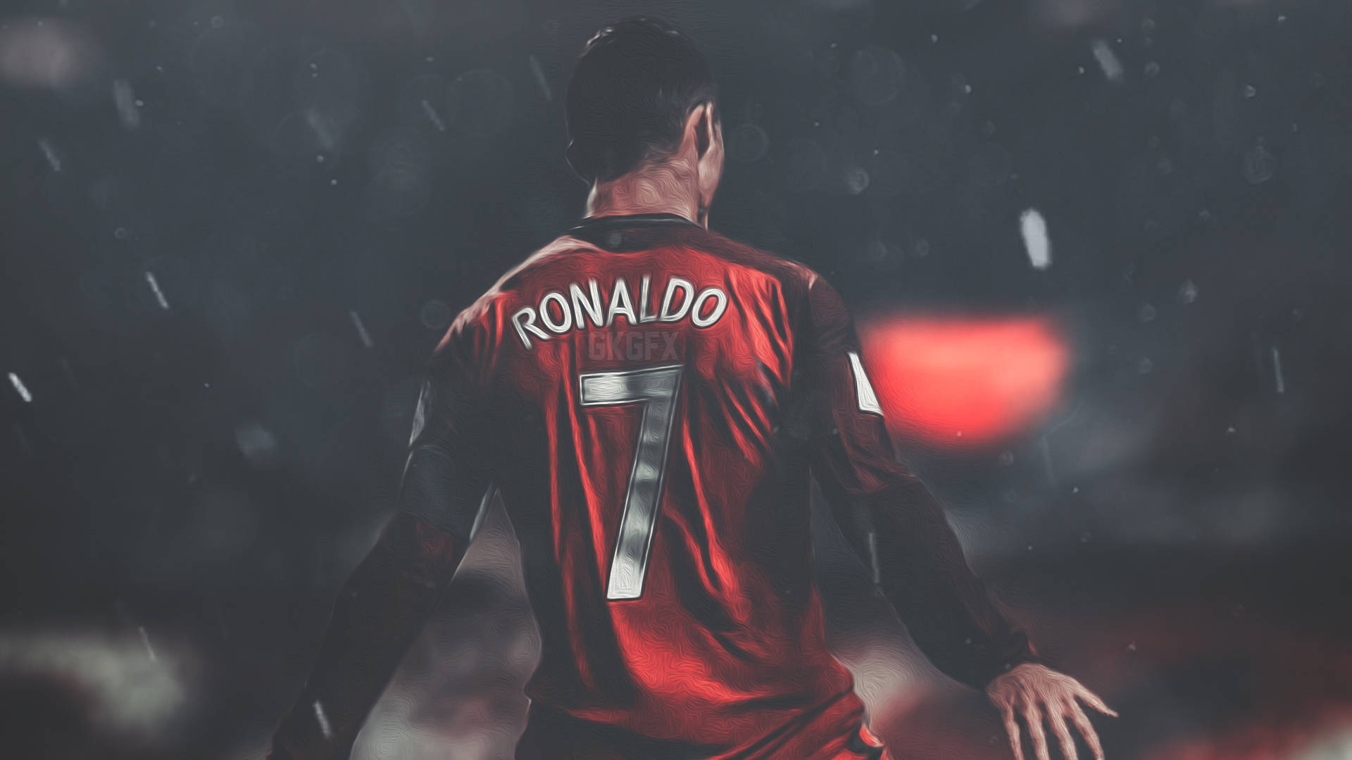 CR7 HD فٹ بال گیم بارش — فٹ بال وال پیپر