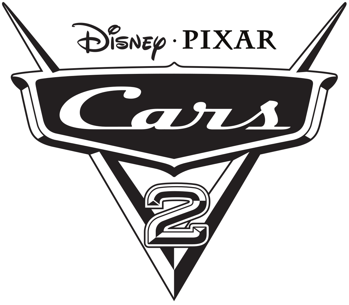 Disney Pixar Cars2 لوگو وال پیپر