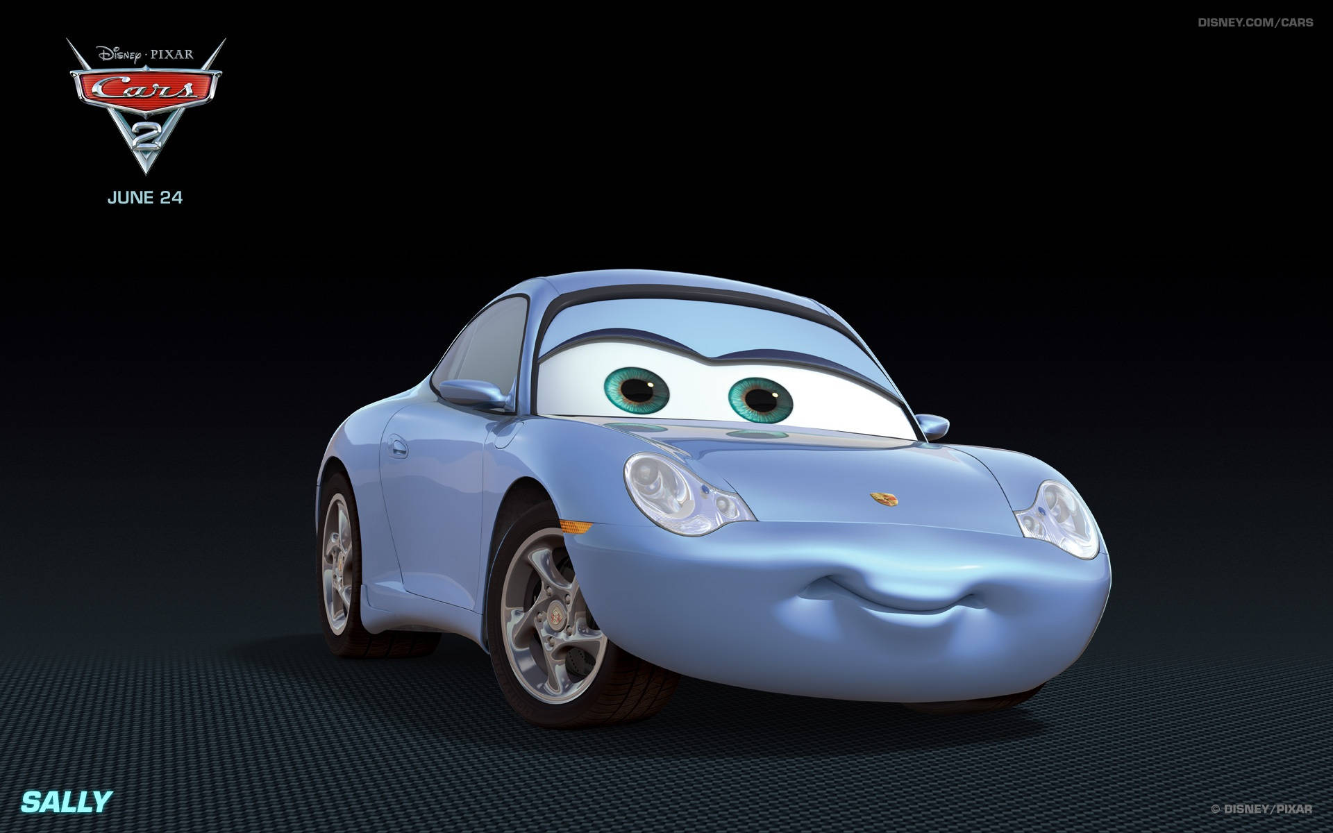 Disney Pixar Sally Carrera کارز 2 وال پیپر