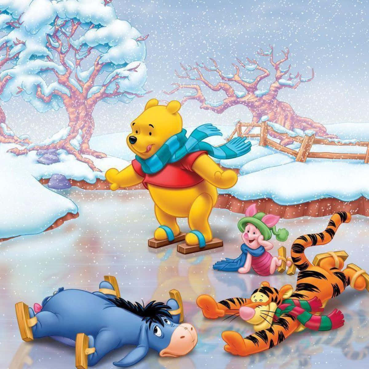 Disney کے ساتھ کرسمس کے جادو کا جشن منائیں وال پیپر