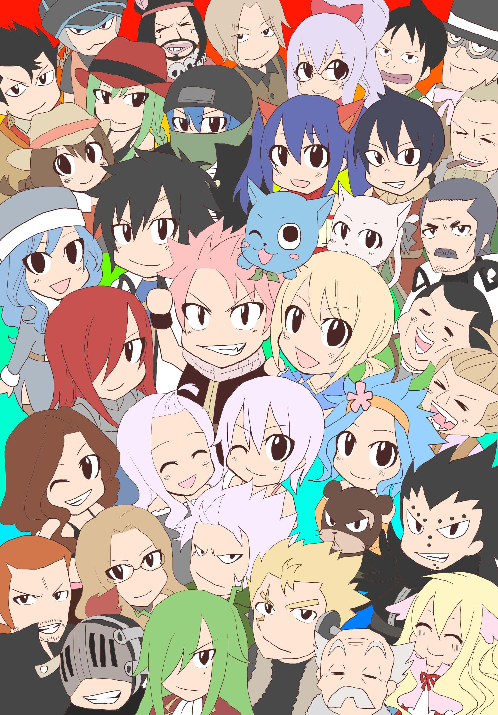 Fairy Tail جمالیاتی چھوٹا ویکٹر وال پیپر