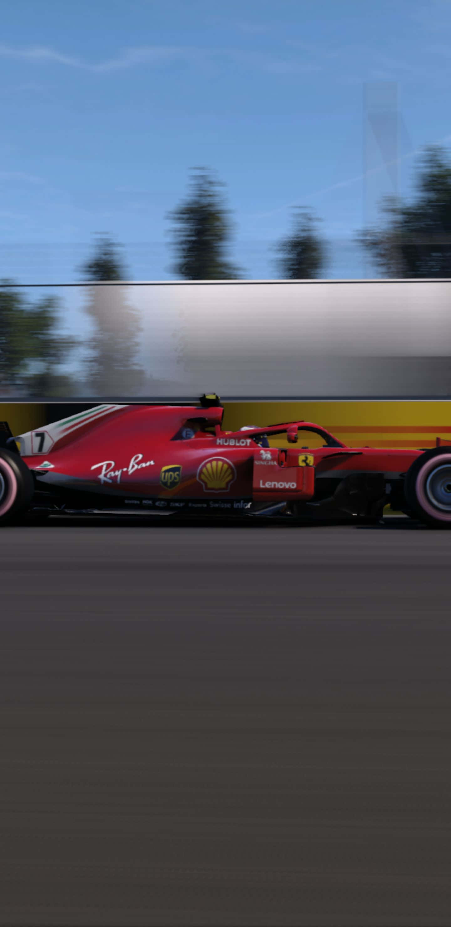 Ferrari SF71H ریسنگ کار Pixel 3xl F1 2018 بیک گراؤنڈ وال پیپر