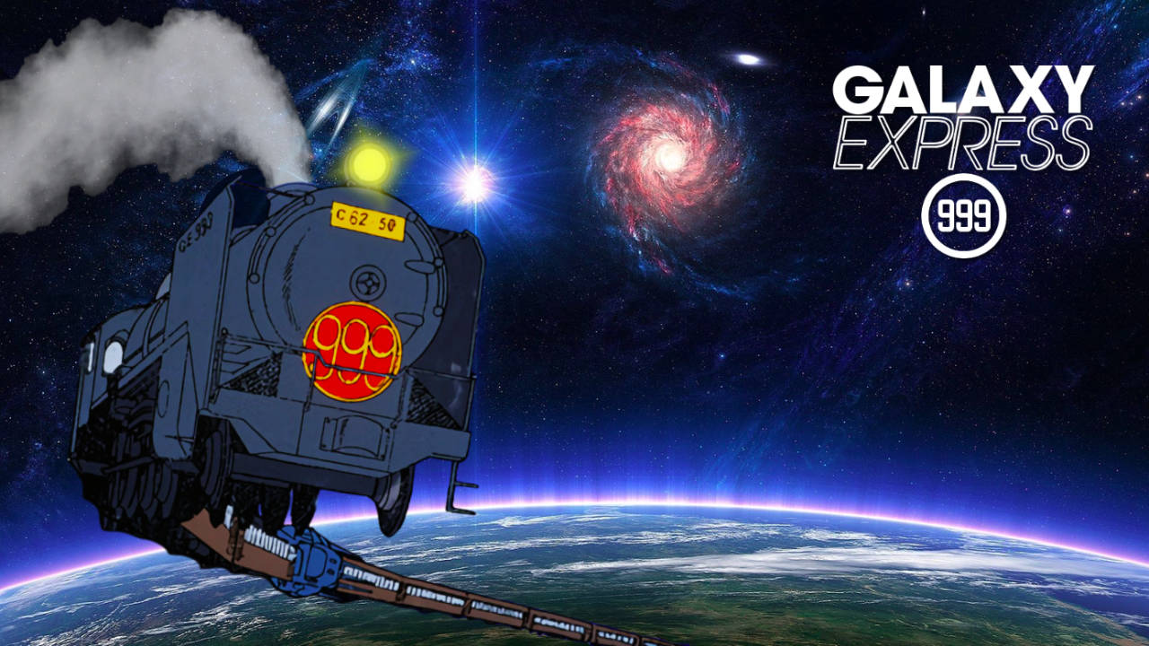 Galaxy Express 999 کا زمین کے پاس سے گزرنا وال پیپر