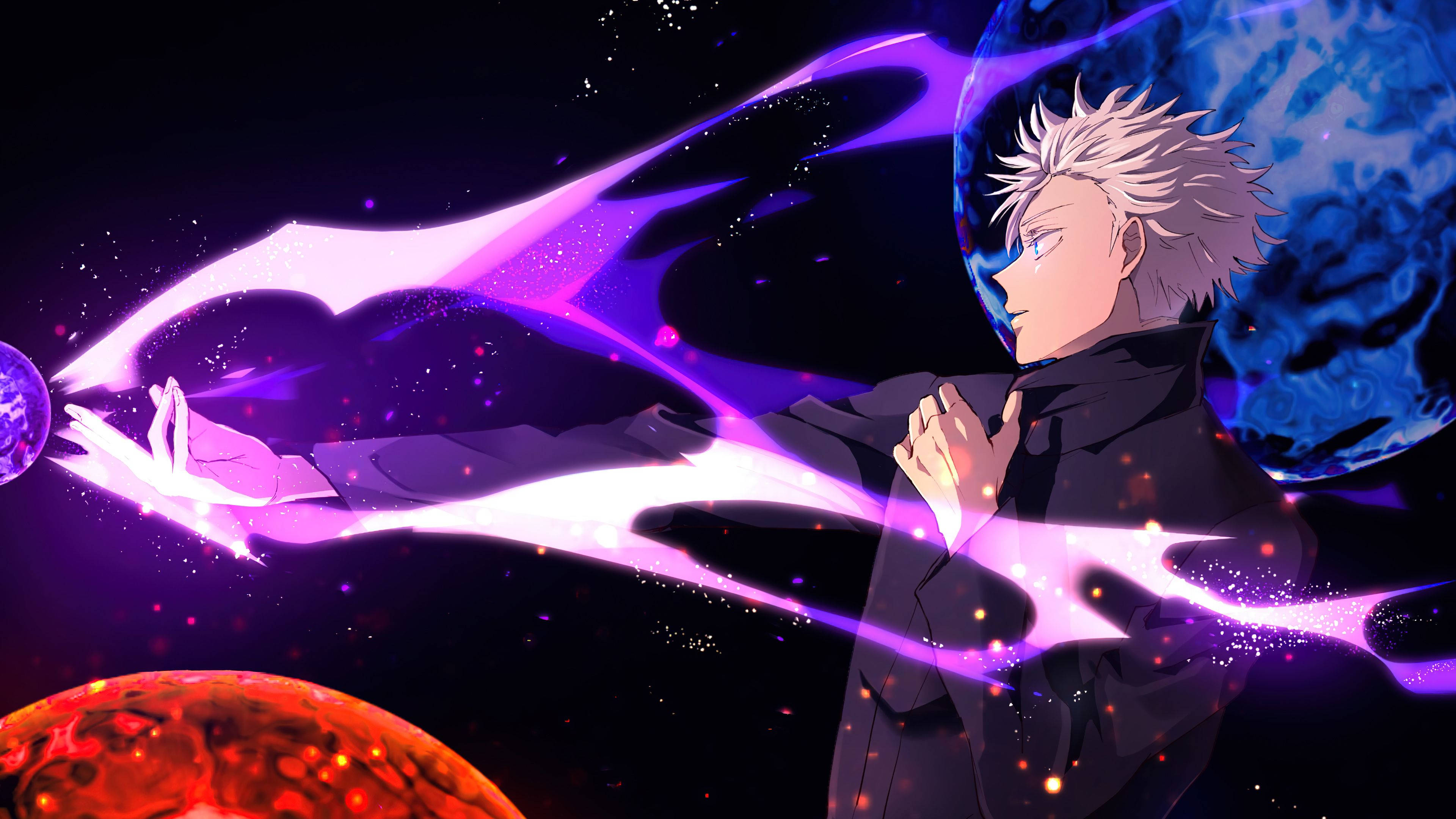 Gojo Satoru Jujutsu Kaisen ڈیسک ٹاپ وال پیپر