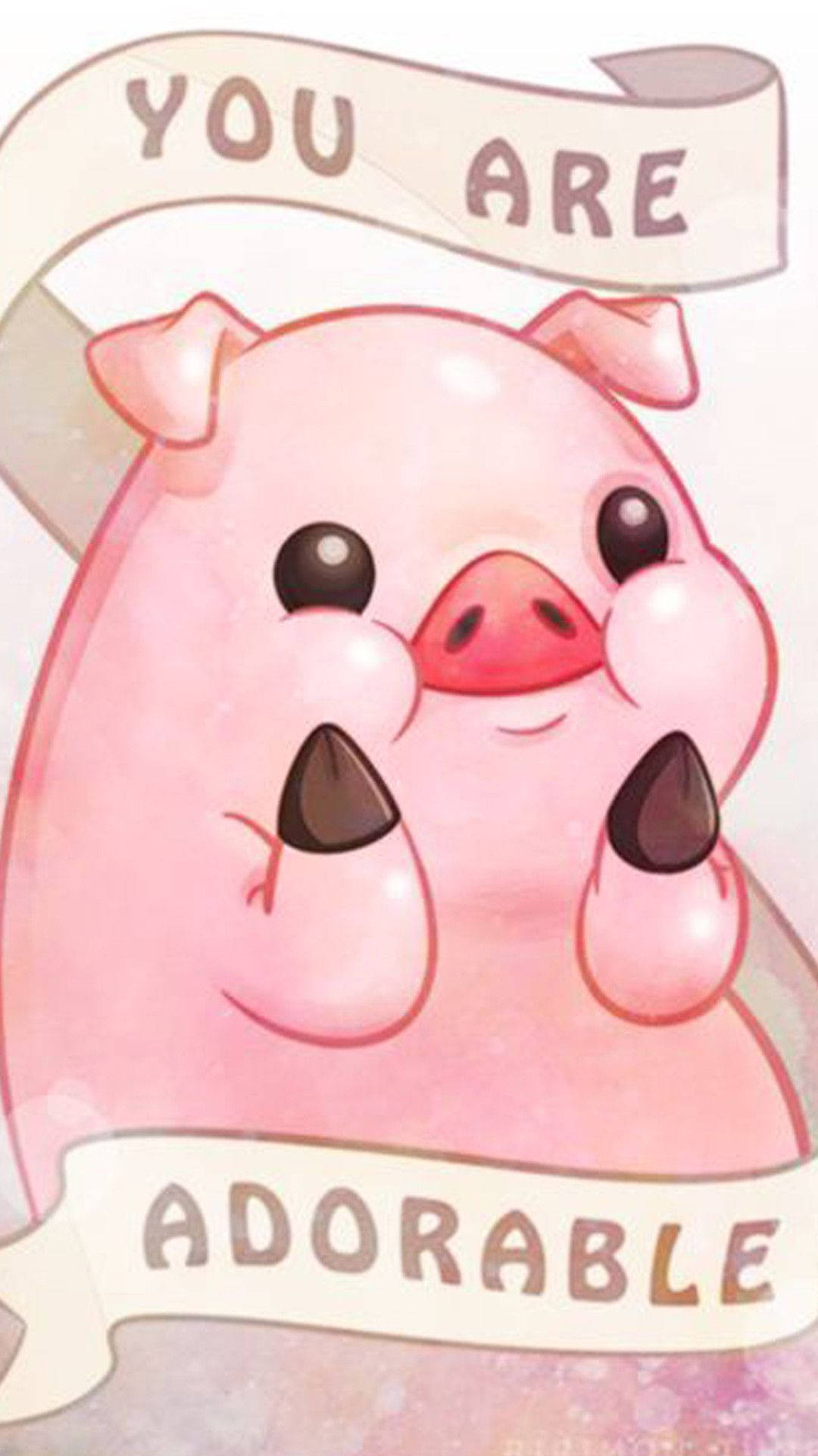 Gravity Falls Waddles کارٹون فون وال پیپر