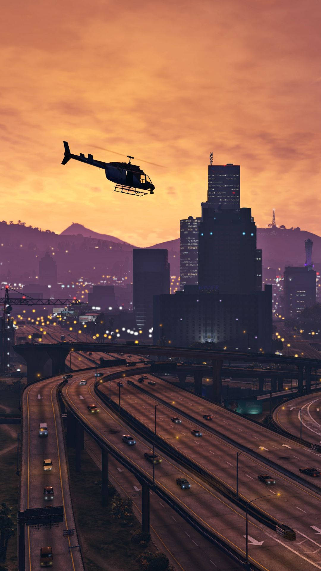 GTA آئی فون لاس سینٹوس شہر وال پیپر