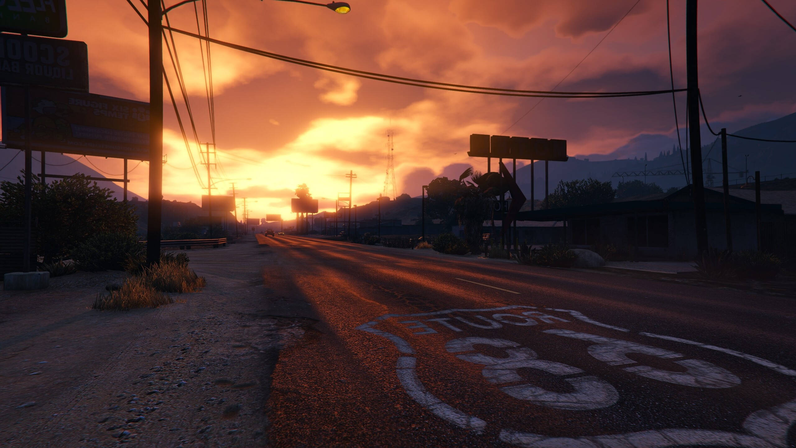 GTA 5 2560x1440 روٹ 68 وال پیپر