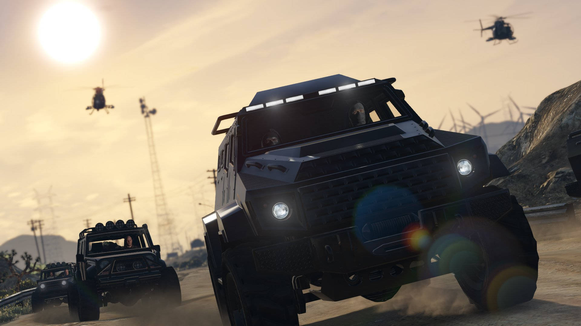 کول GTA قافلہ وال پیپر
