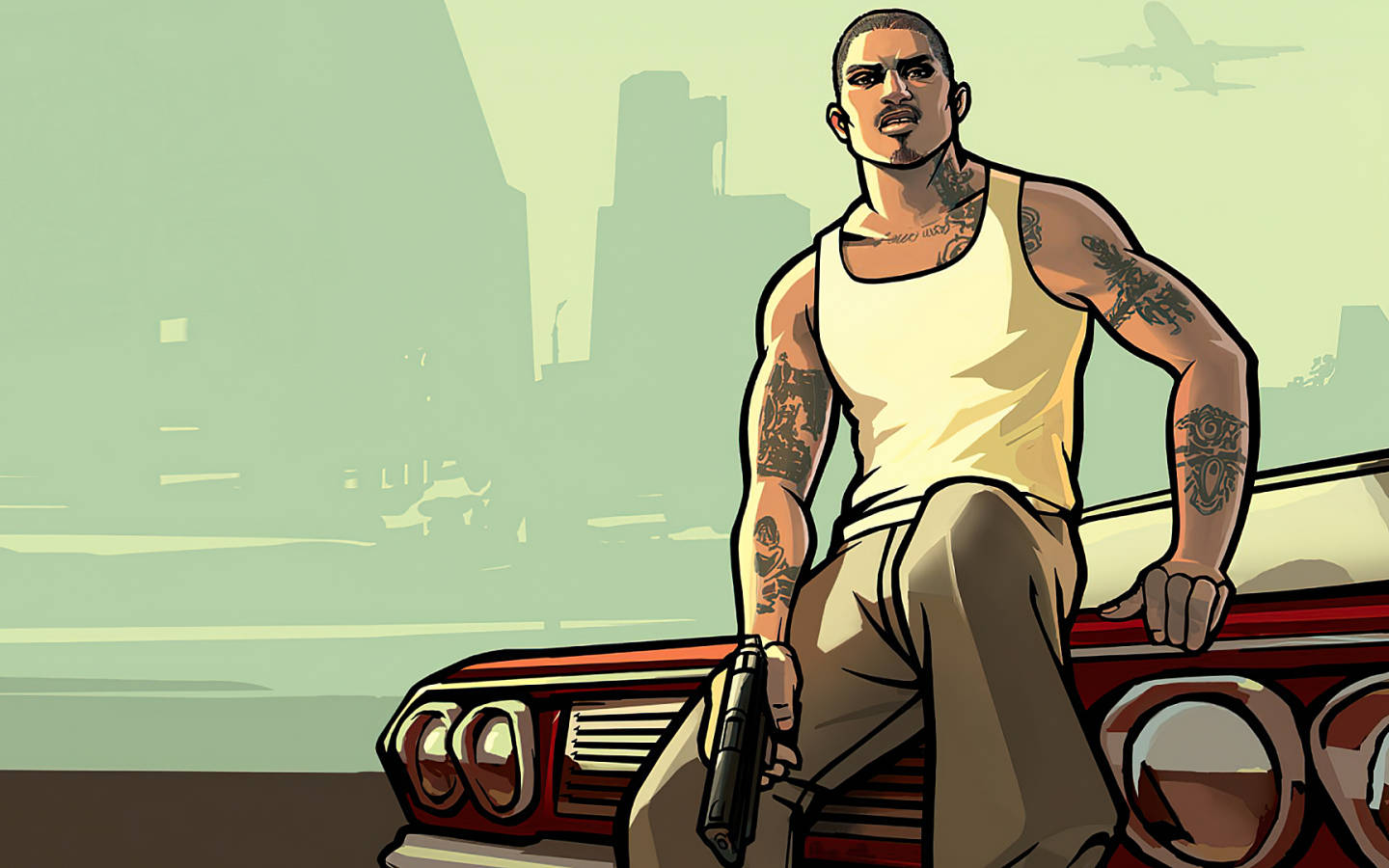 GTA SA 4K مرکزی کردار وال پیپر