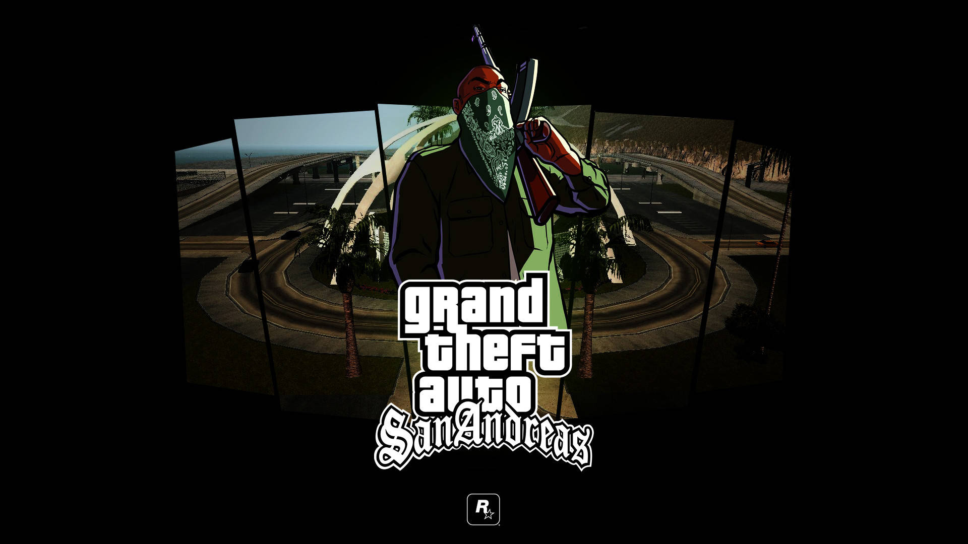 GTA SA 4K ویڈیو گیم وال پیپر