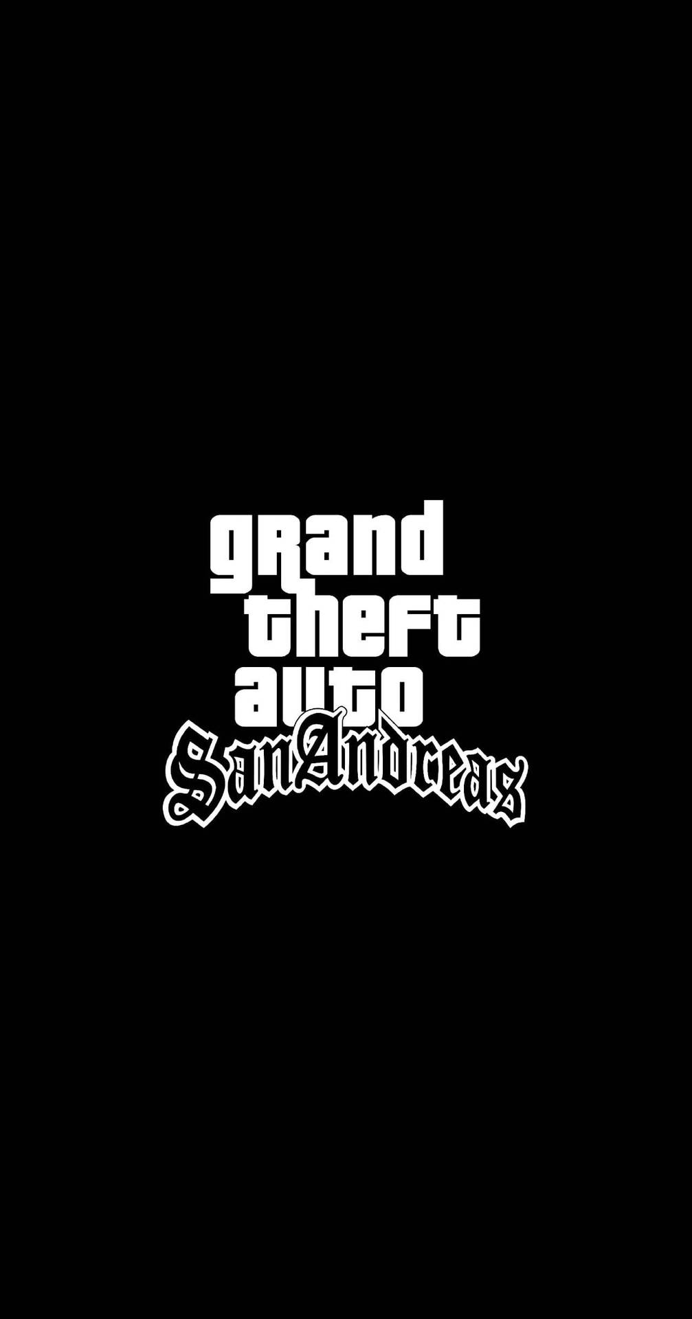 GTA آئی فون سان اینڈریاس لوگو — جی ٹی اے وال پیپر