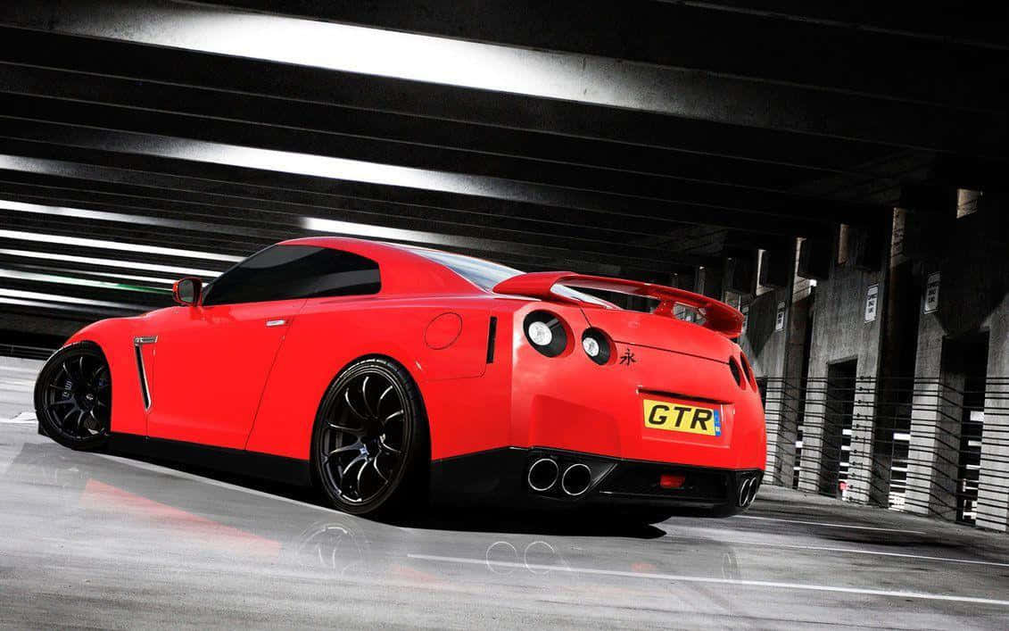 لال GTR R35 وال پیپر