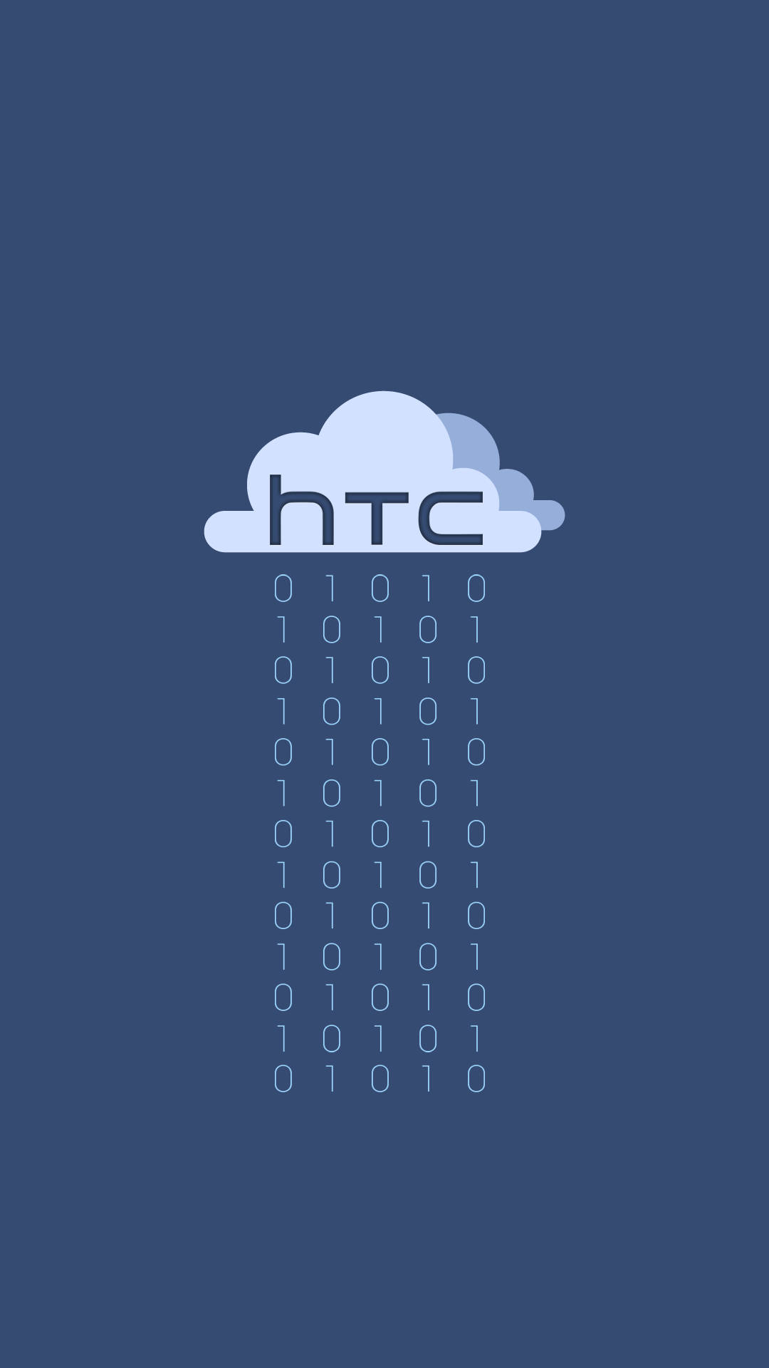Htc گرے کلاؤڈ وال پیپر