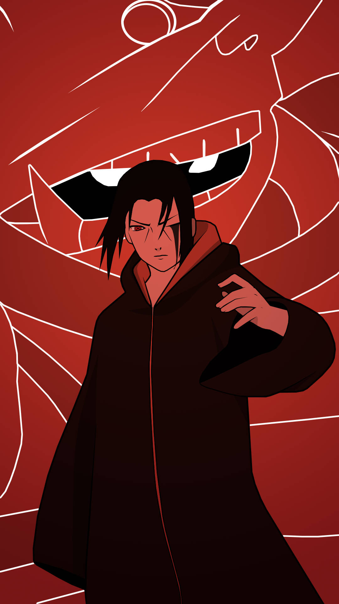 Itachi فون ناروٹو اینیمی کردار وال پیپر