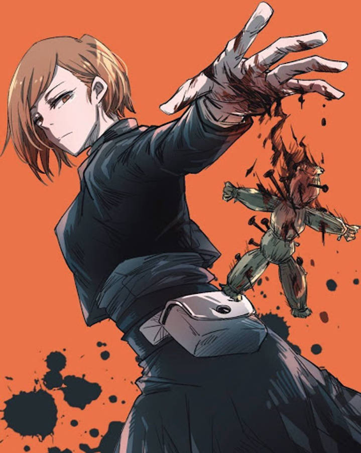 Jujutsu Kaisen میں نوبارا کوگیساکی کی اسٹرا ڈول وال پیپر